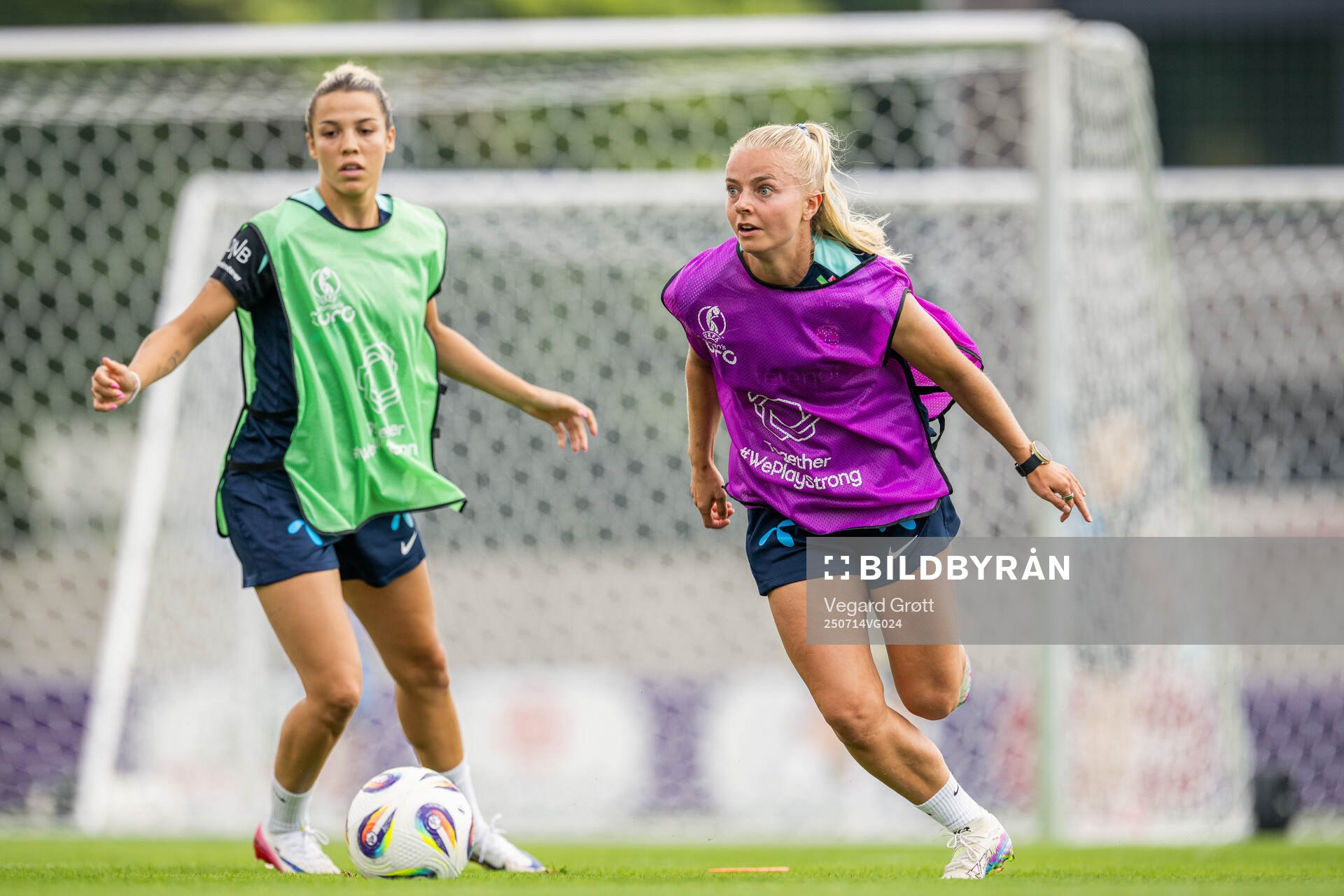 Emilie Woldvik of the Norwegian women's national football
