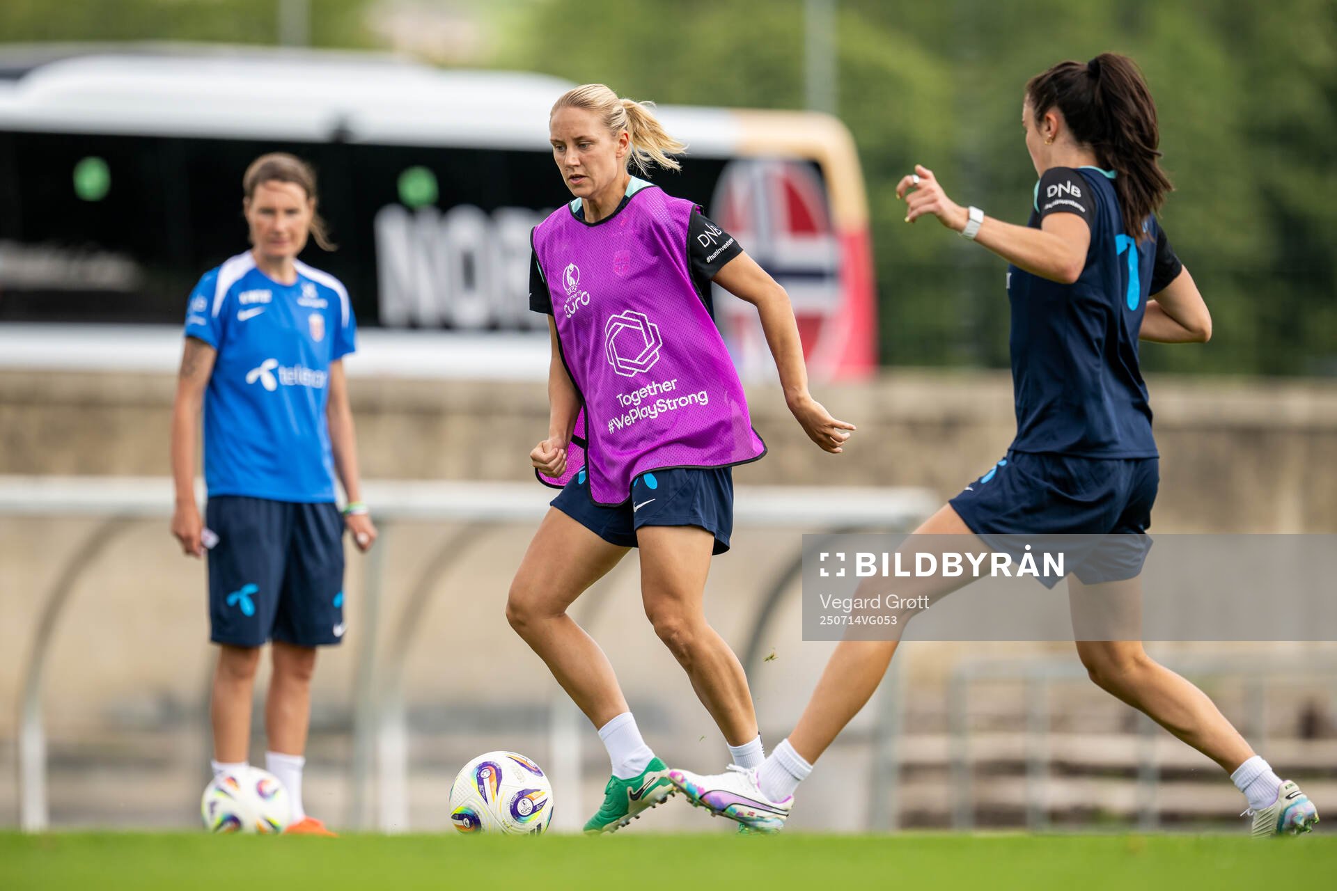 Lisa Naalsund of the Norwegian women's national football
