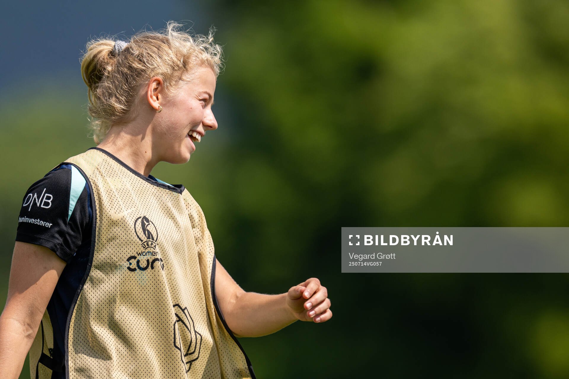 Justine Kielland of the Norwegian women's national football