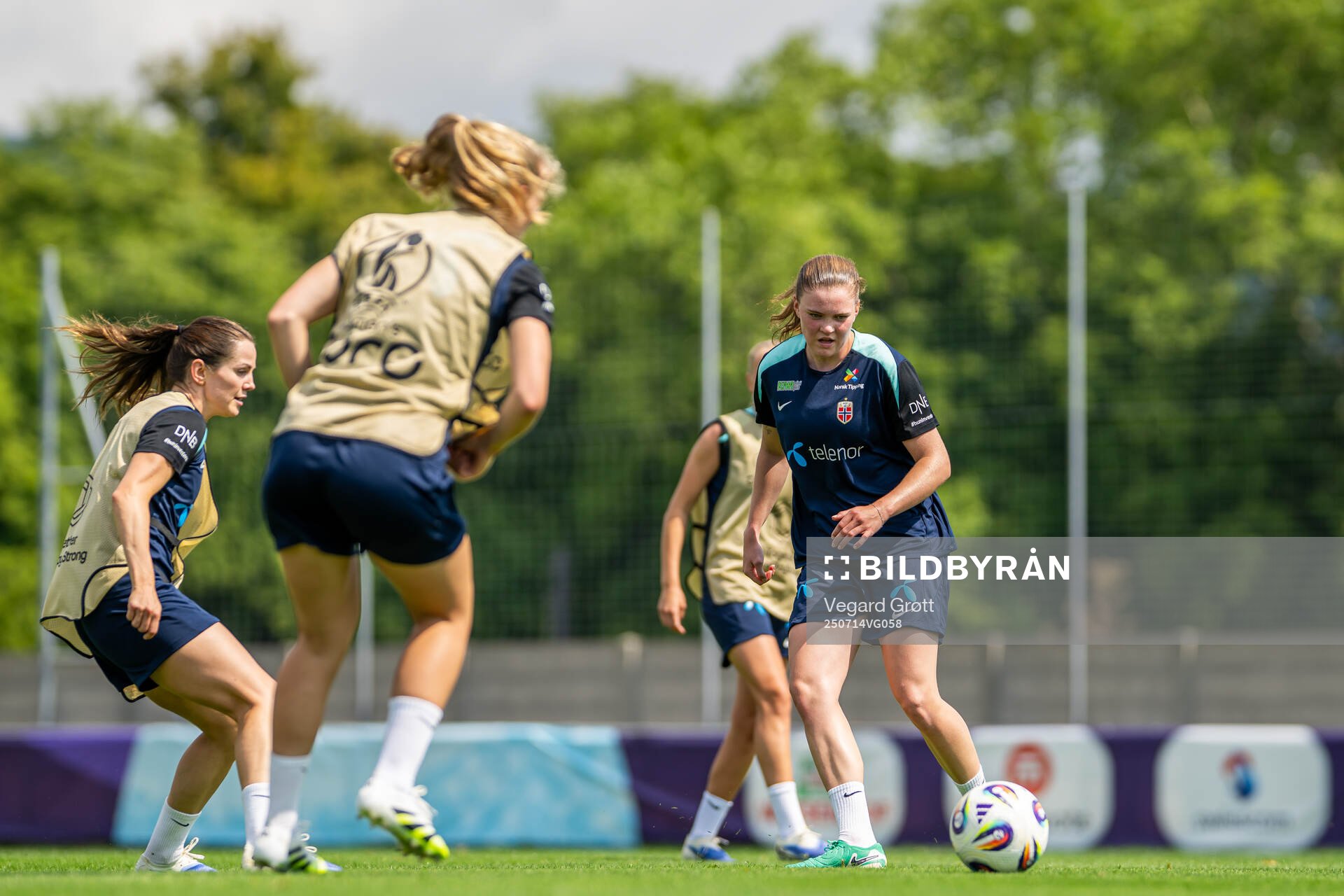 Signe Gaupset of the Norwegian women's national football