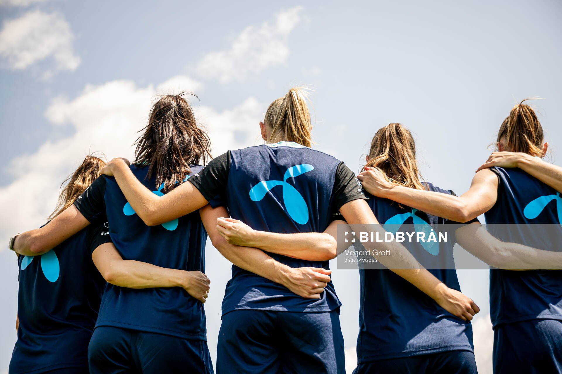 Players of the Norwegian women's national football team at