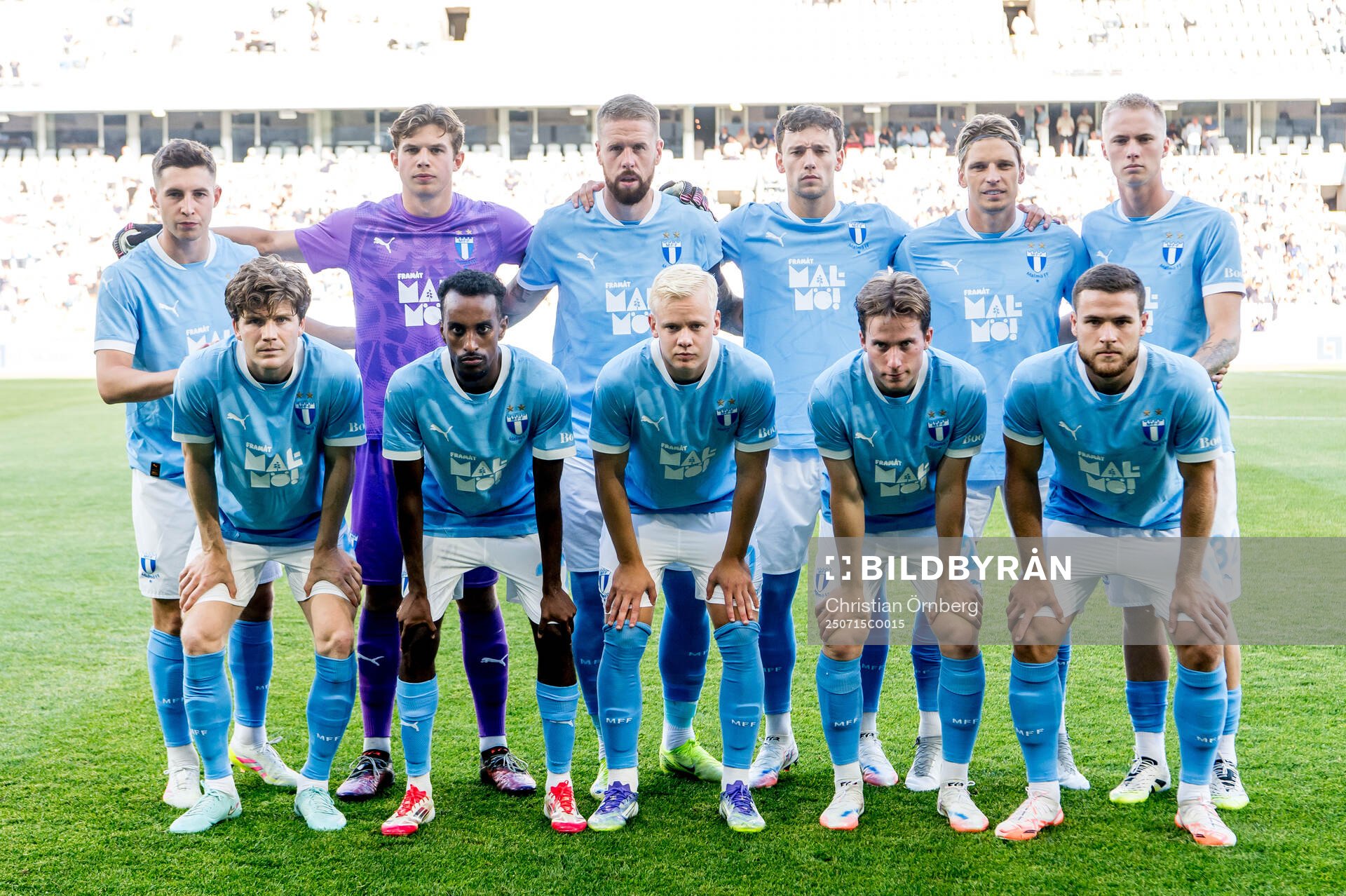 The starting eleven of Malmö FF