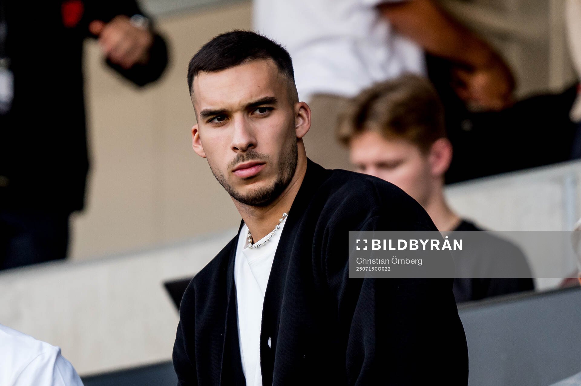 Andrej Djuric of Malmö FF in the stands