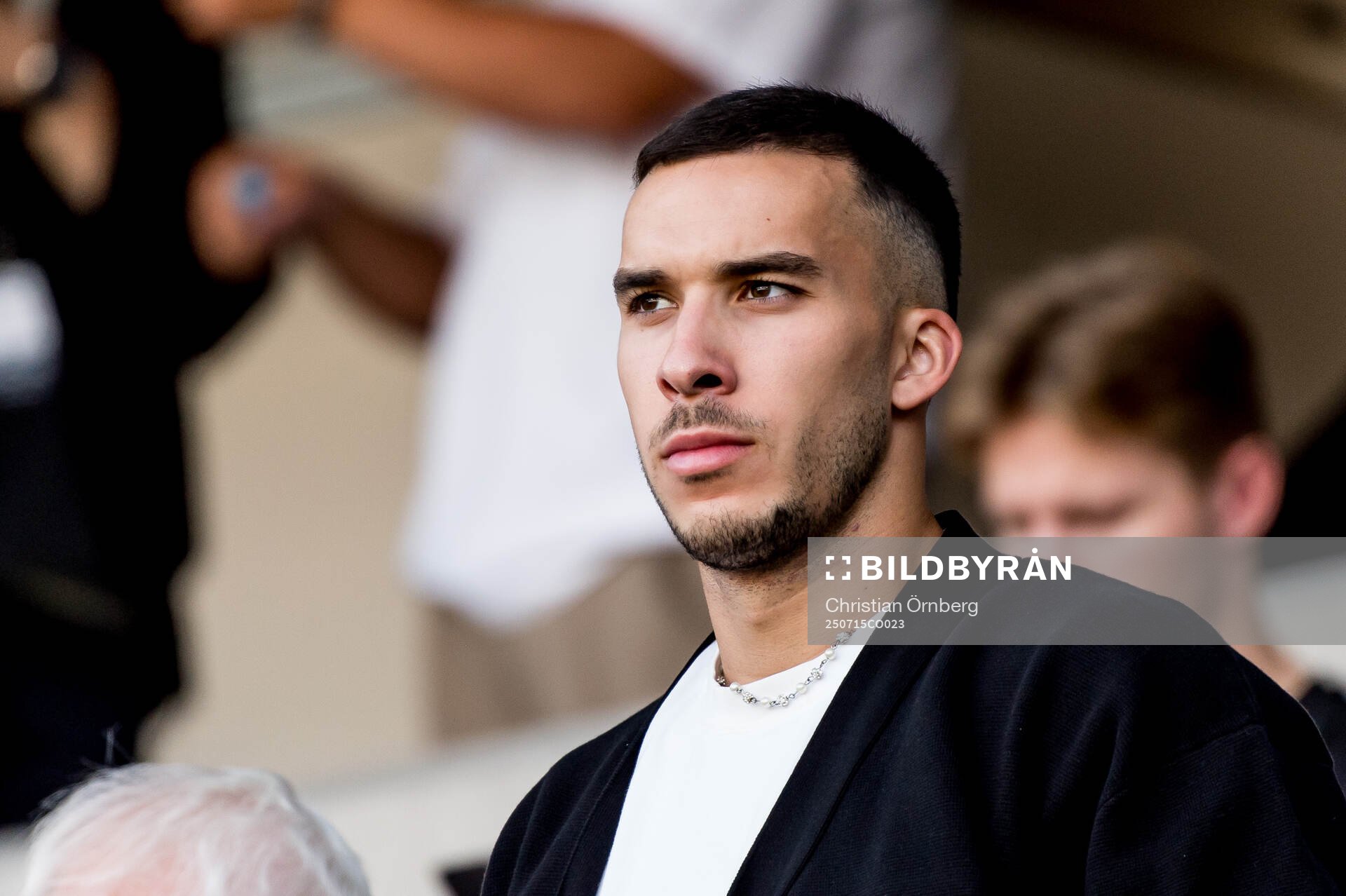 Andrej Djuric of Malmö FF in the stands
