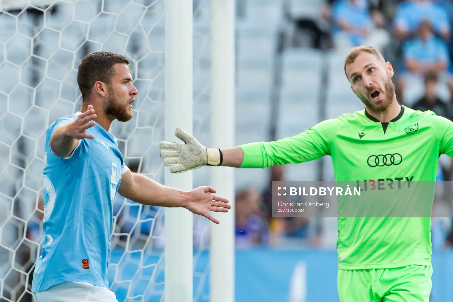 Gabriel Busanello of Malmö FF and Giorgi Makaridze of FC