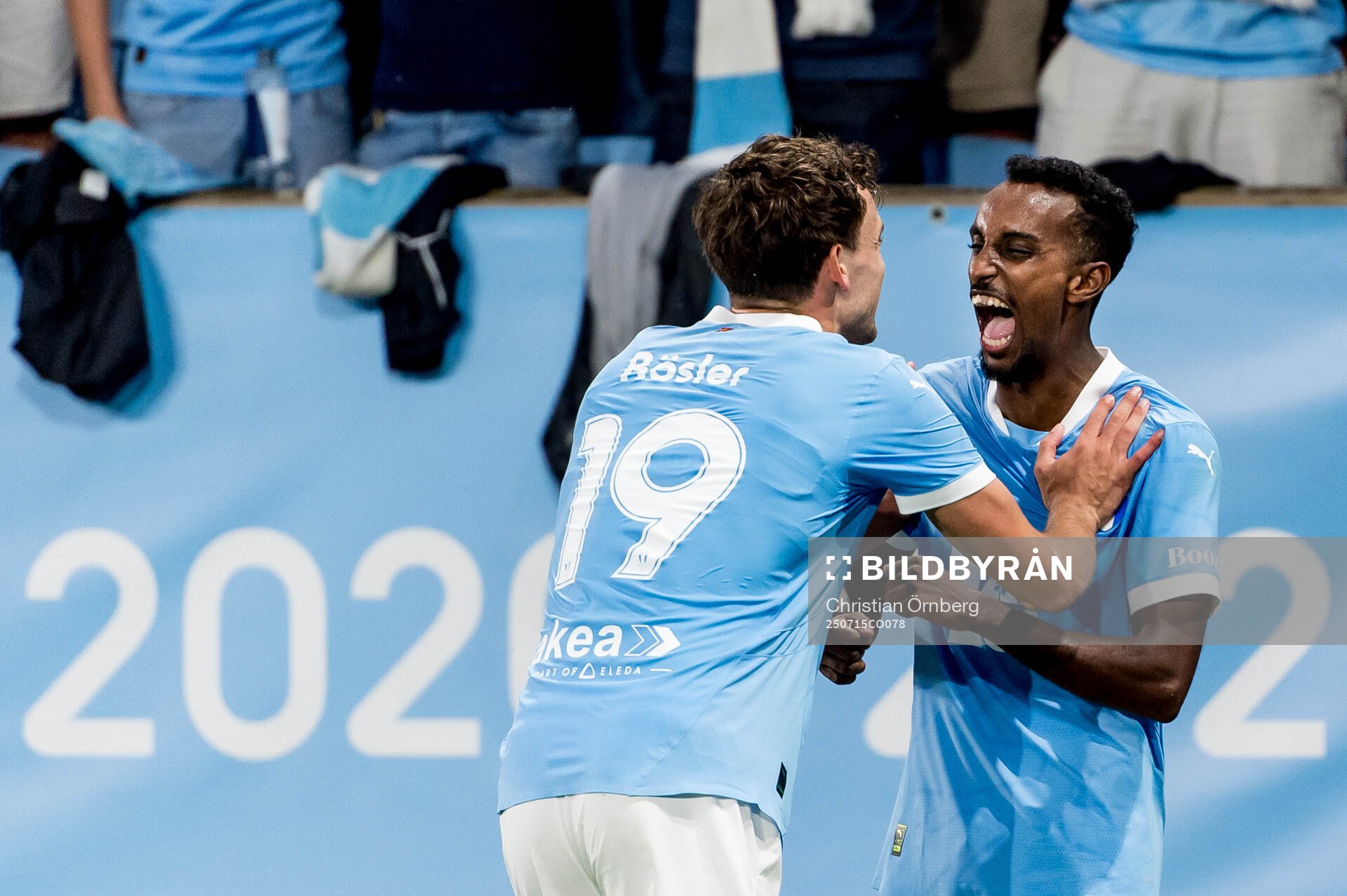 Taha Ali and Colin Rösler celebrate