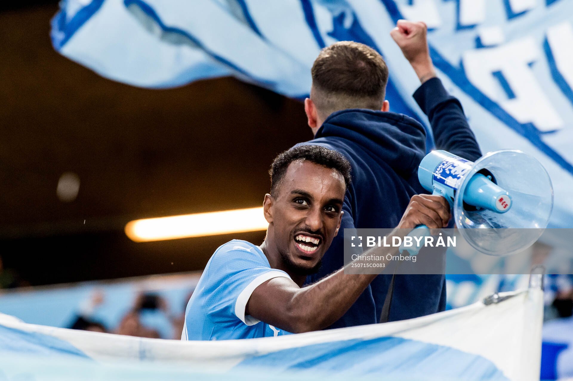 Taha Ali of Malmö FF celebrates