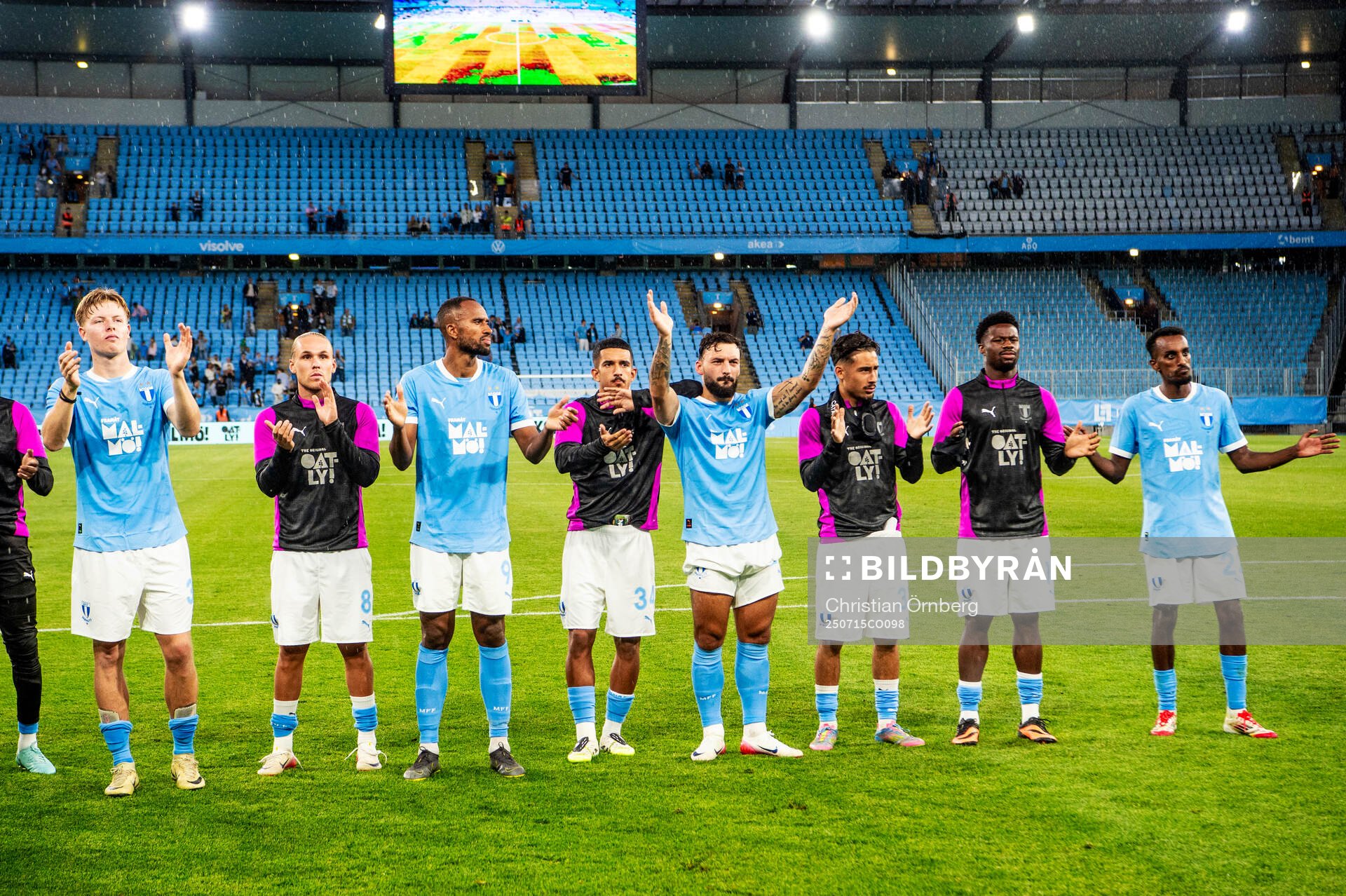 The players of Malmö FF celebrates