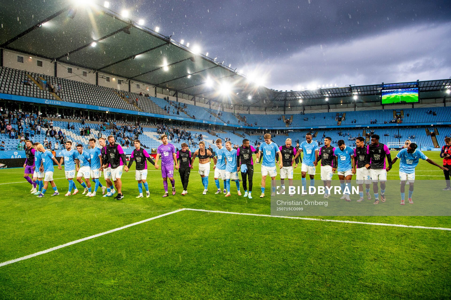 The players of Malmö FF celebrates