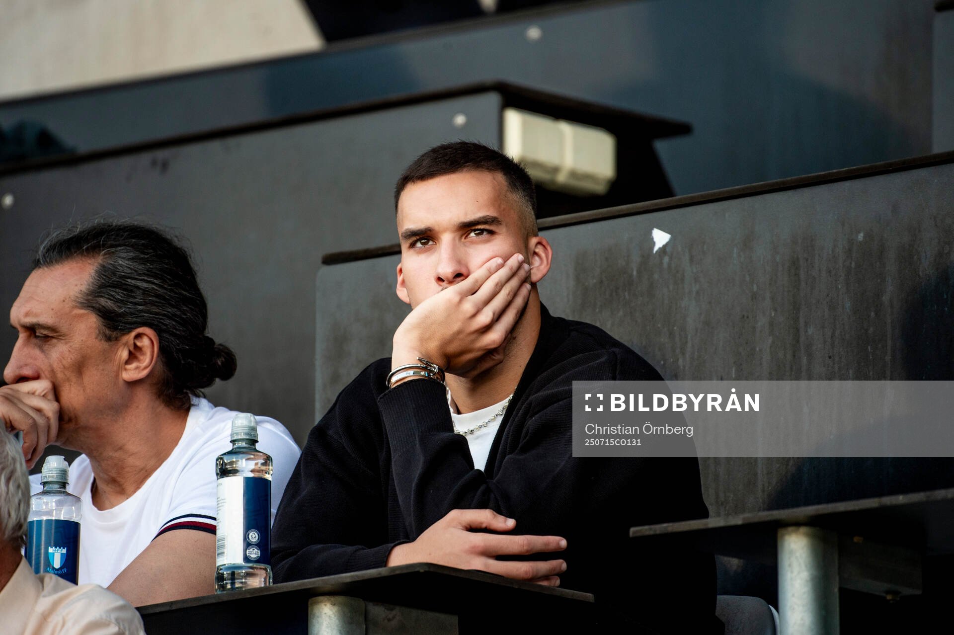 Andrej Djuric of Malmö FF in the stands