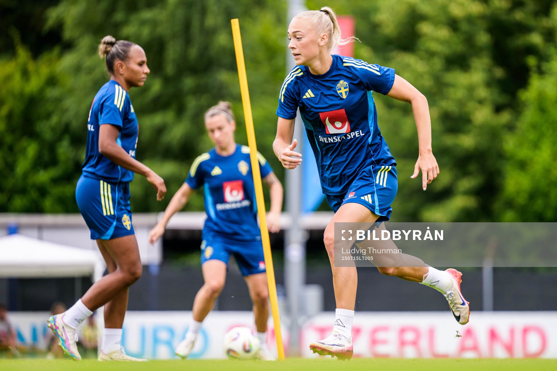 Hanna Bennison of the Swedish women's national football
