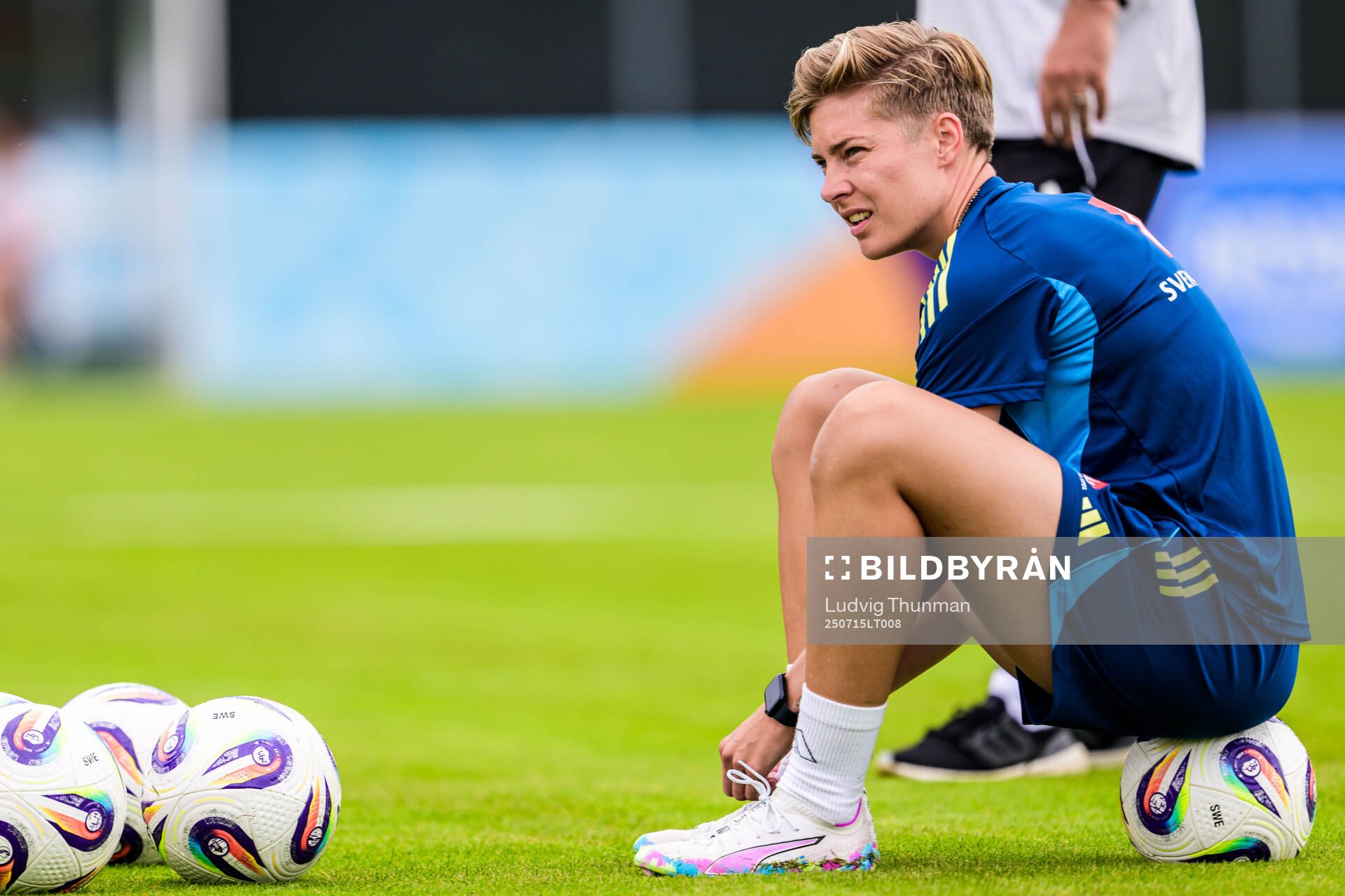 Lina Hurtig of the Swedish women's national football team