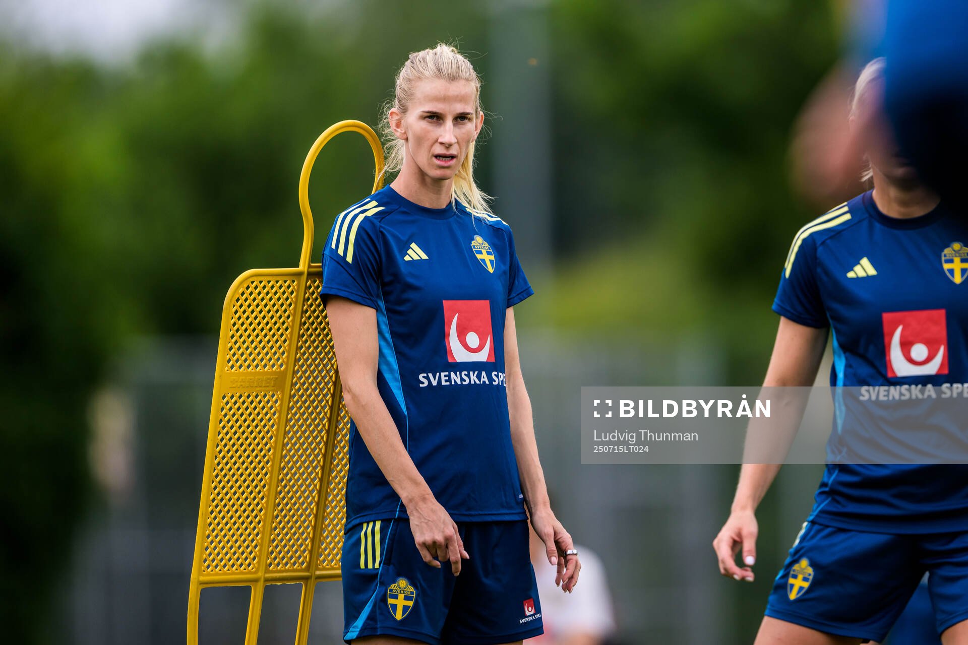 Sofia Jakobsson of the Swedish women's national football