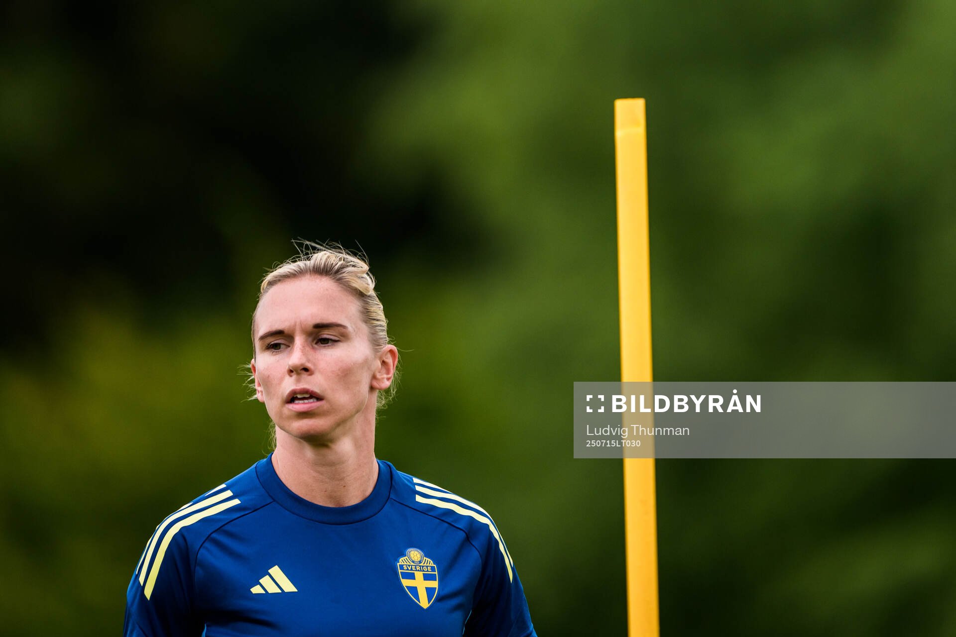 Jonna Andersson of the Swedish women's national football