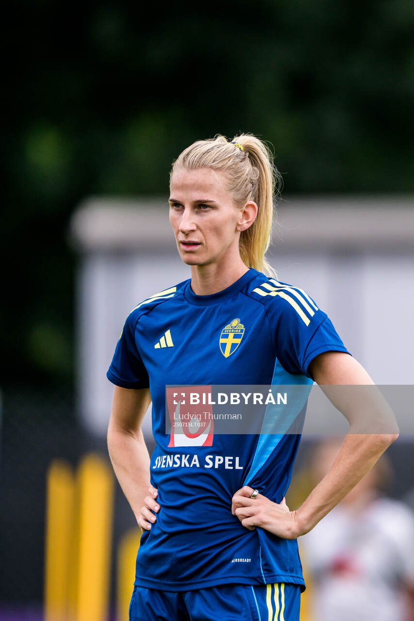 Sofia Jakobsson of the Swedish women's national football