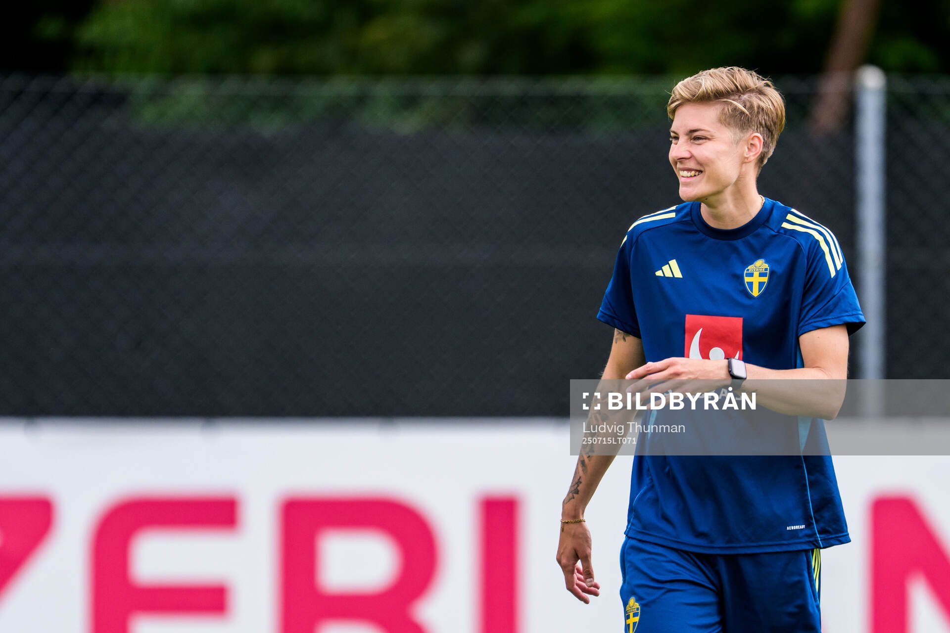 Lina Hurtig of the Swedish women's national football team