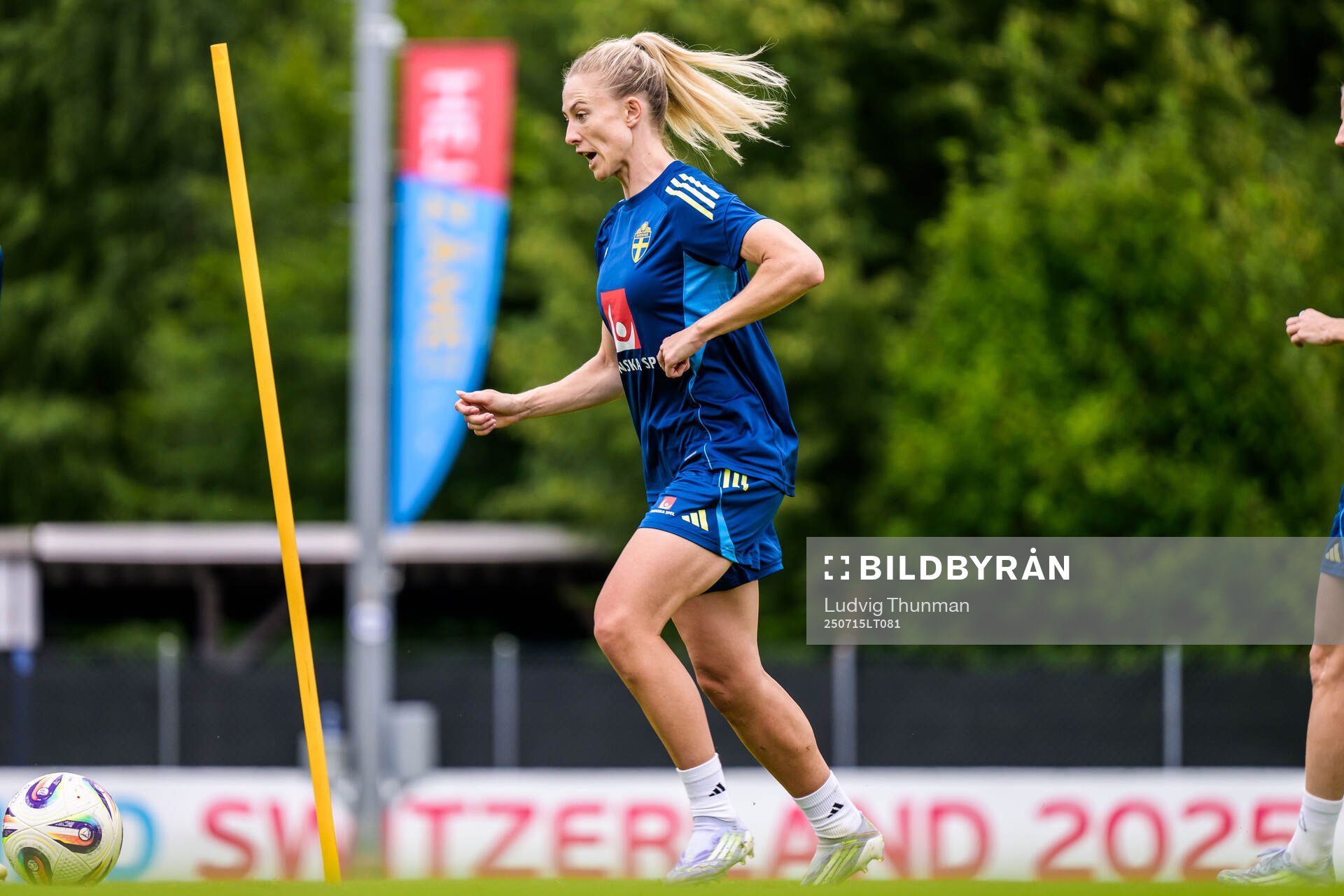 Rebecka Blomqvist of the Swedish women's national football