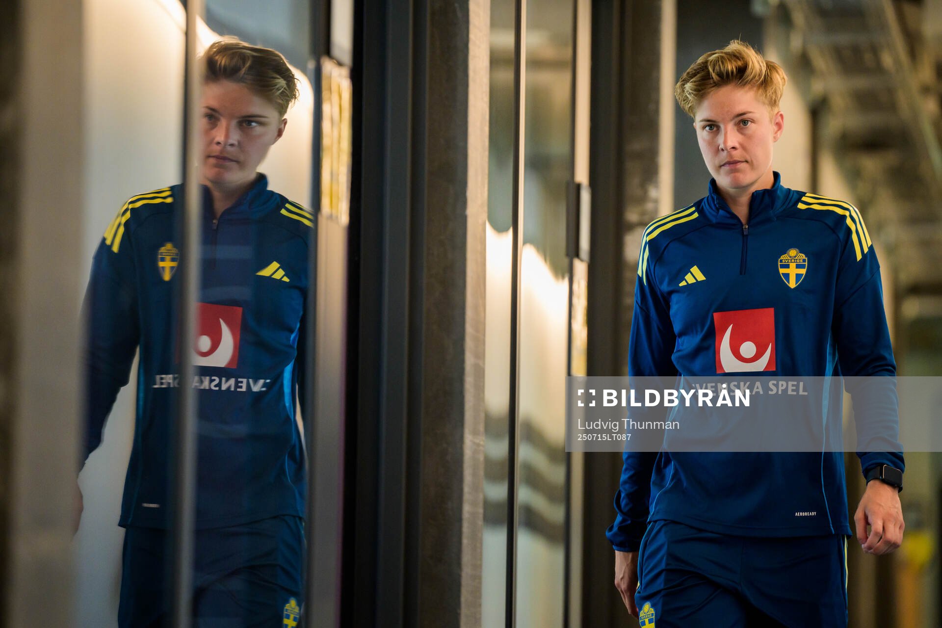 Lina Hurtig of the women's national football team of Sweden