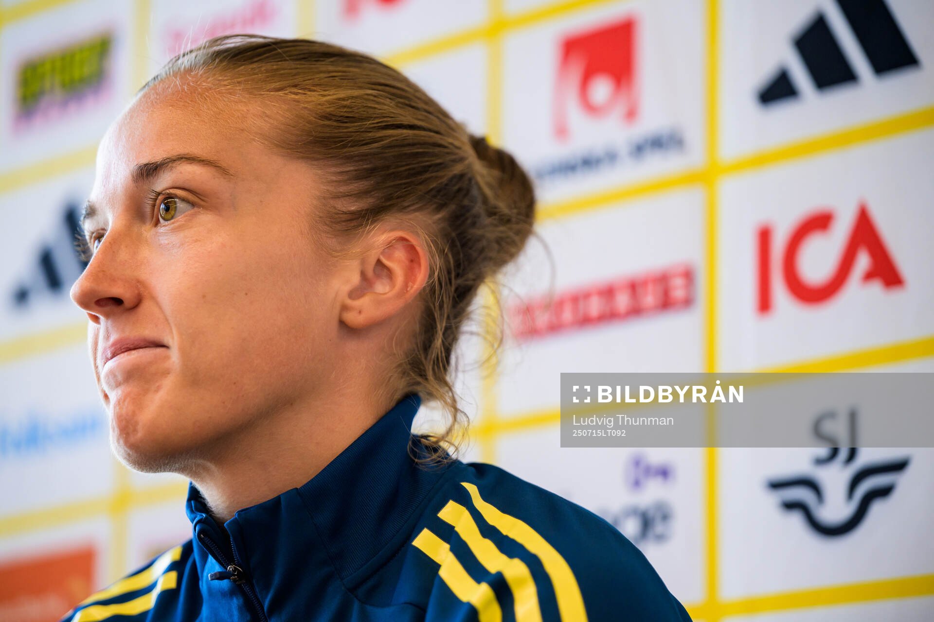 Filippa Angeldahl of the women's national football team of