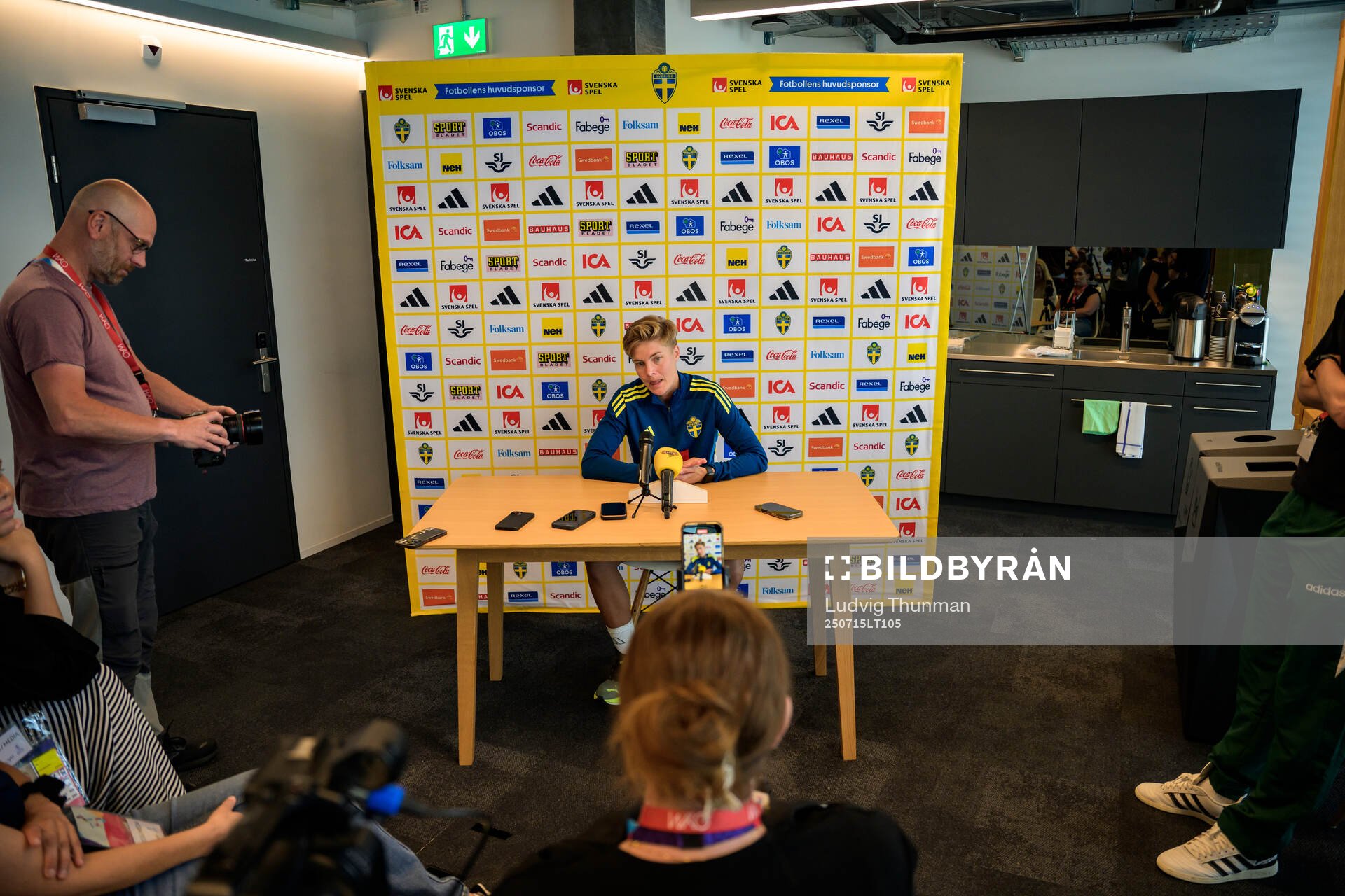 Lina Hurtig of the women's national football team of Sweden