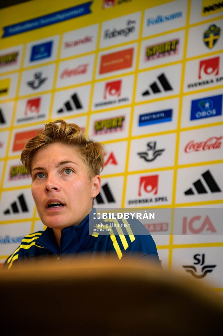 Lina Hurtig of the women's national football team of Sweden