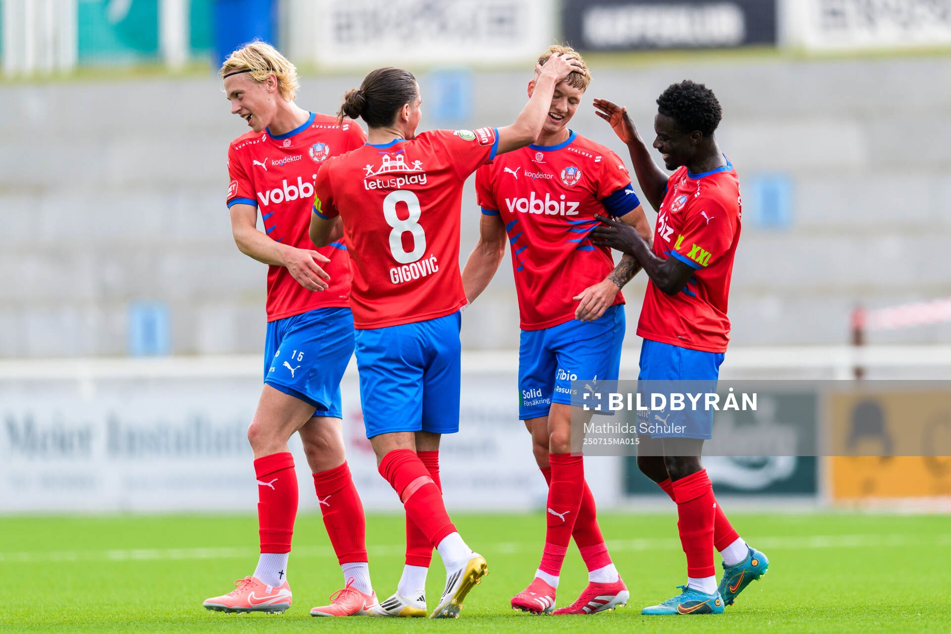 Helsingborgs Marcus Gudmann jublar