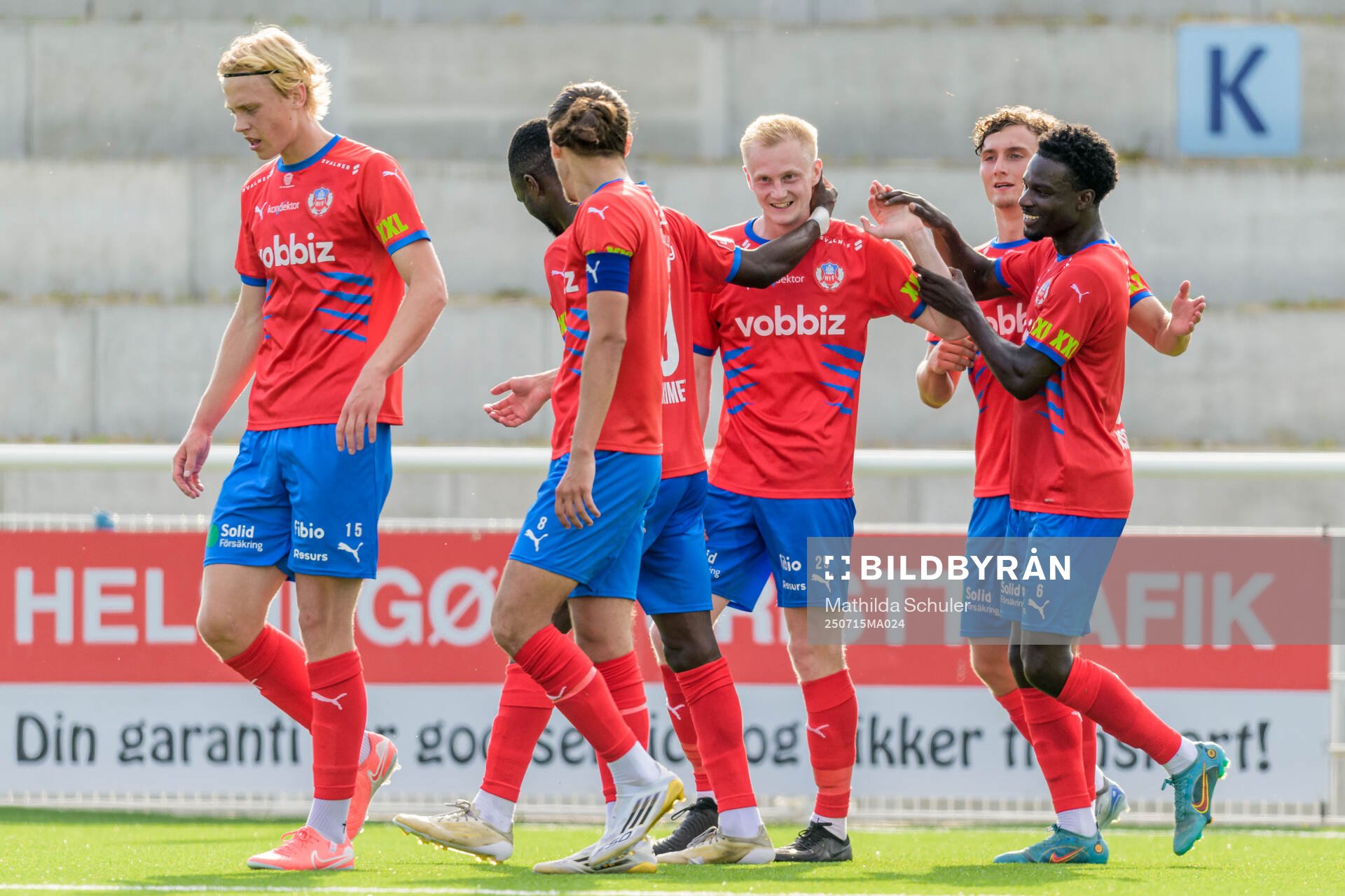 Helsingborgs Oscar Aga jublar