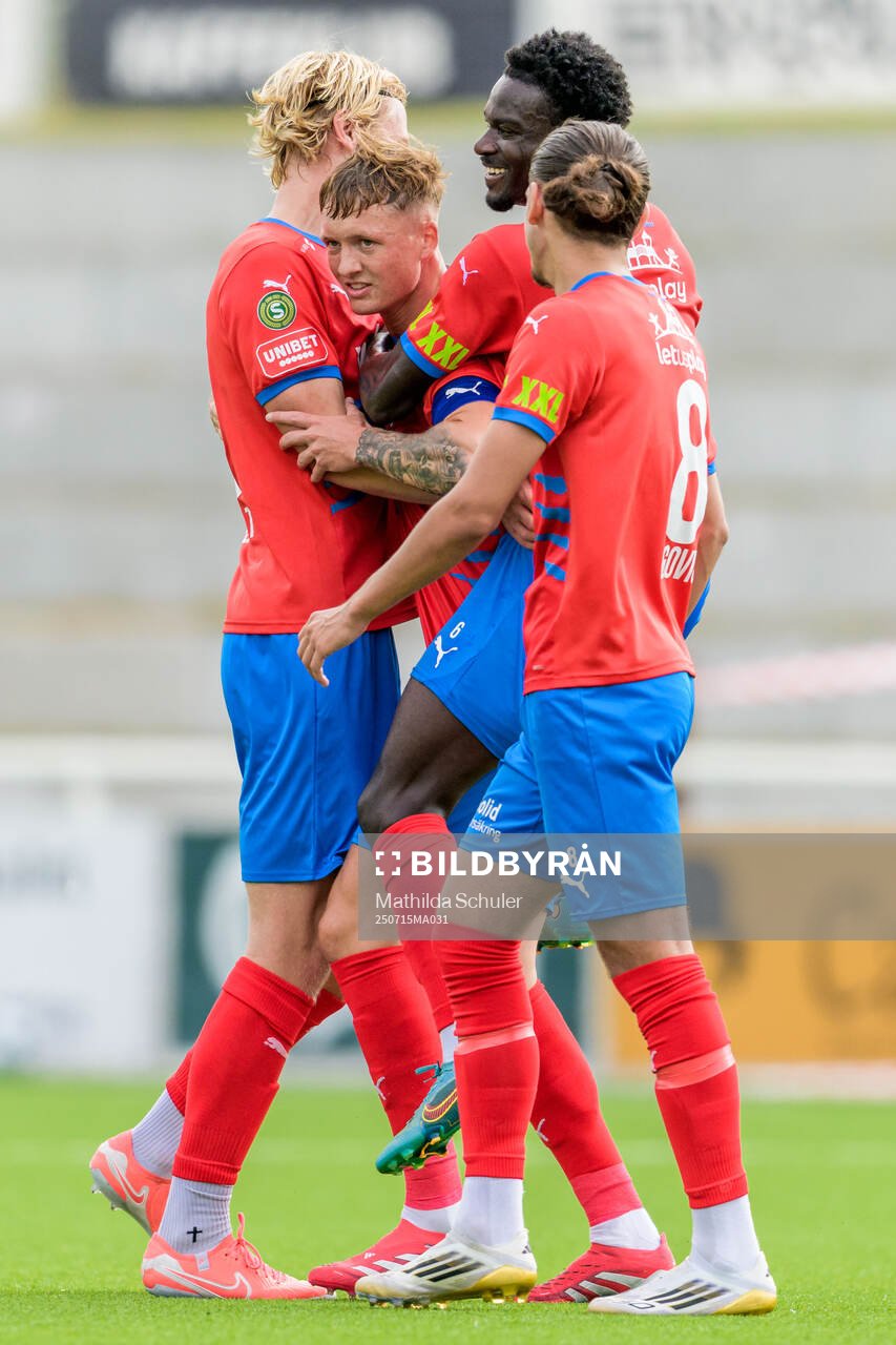 Helsingborgs Marcus Gudmann jublar