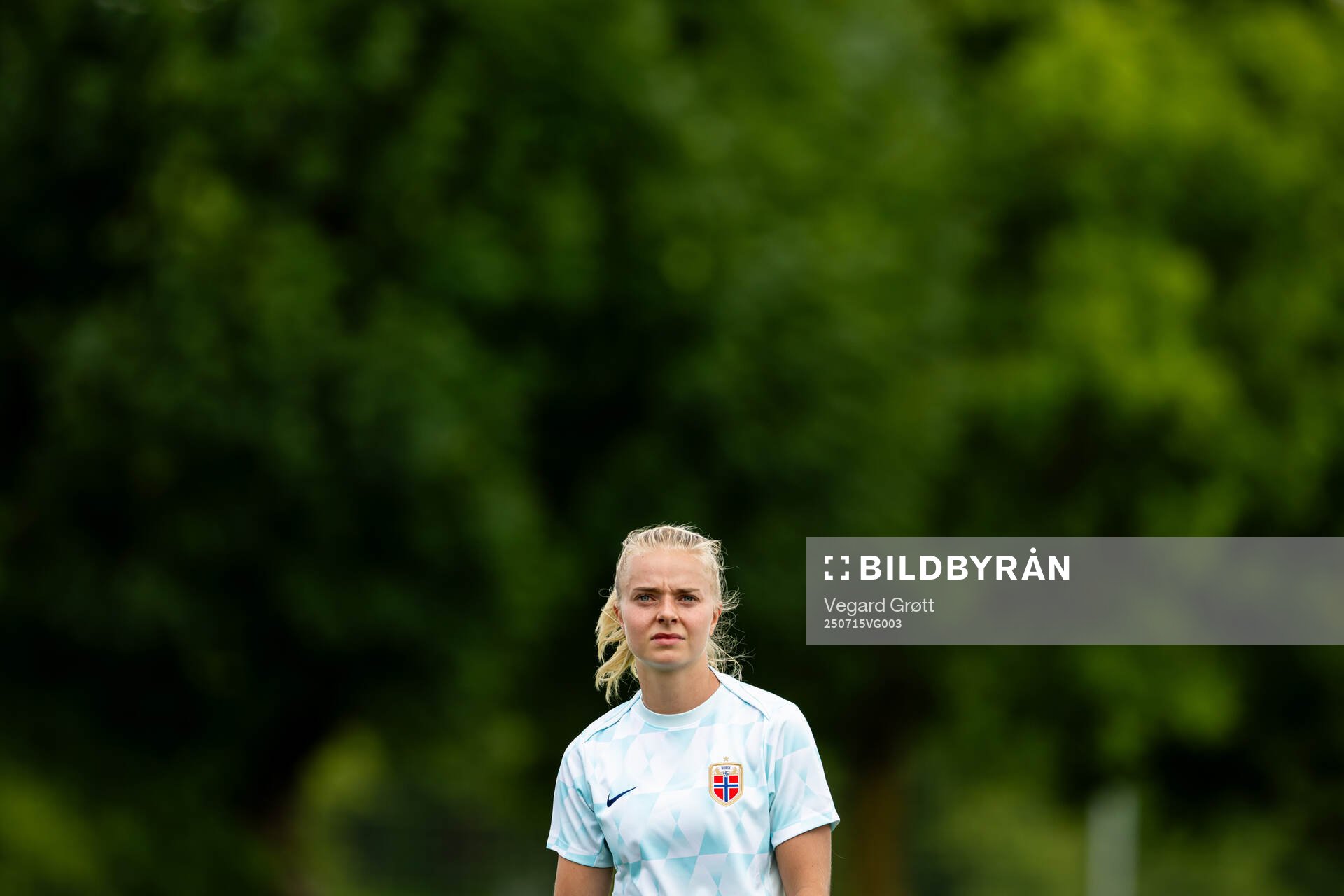 Emilie Woldvik of the Norwegian women's national football