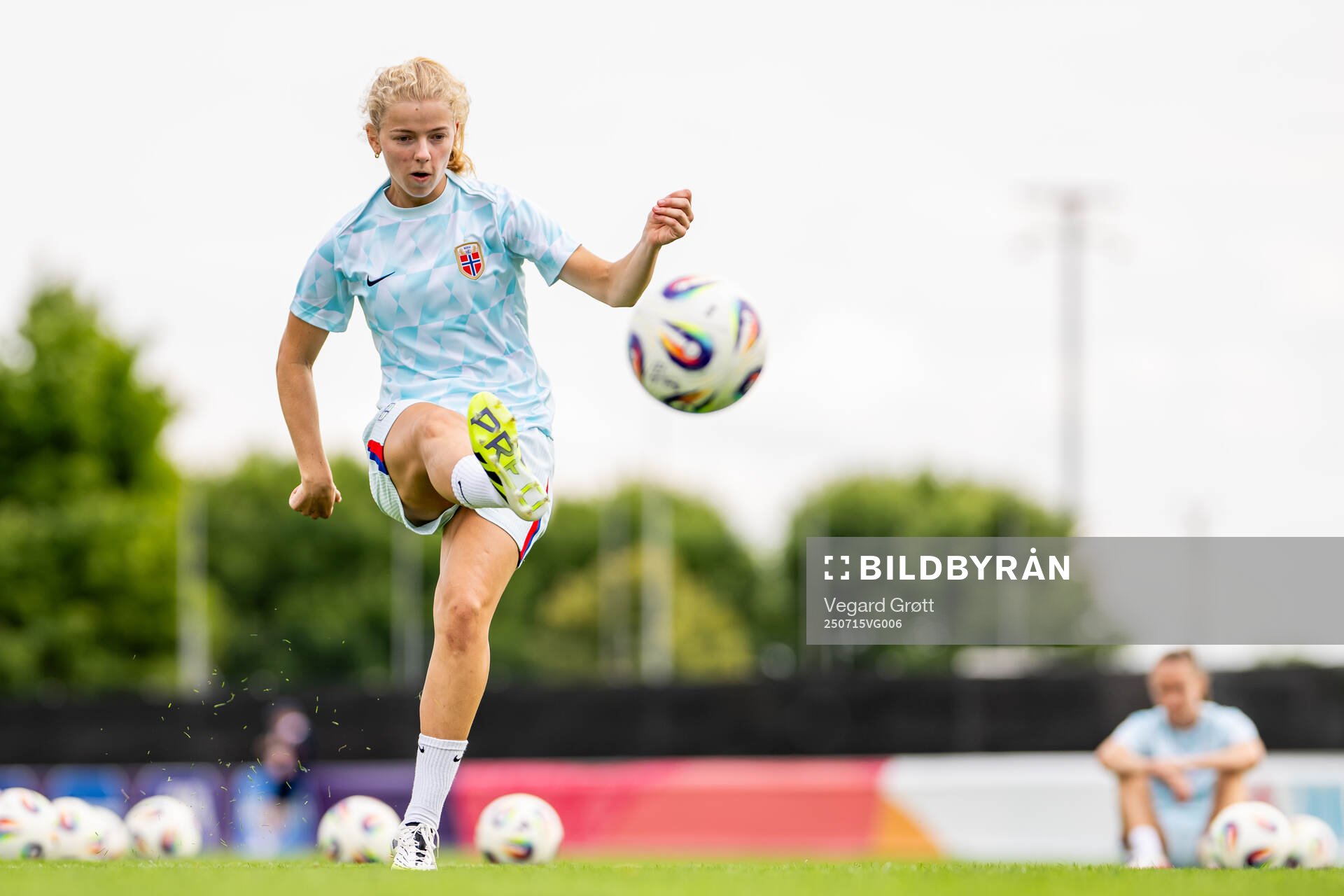 Justine Kielland of the Norwegian women's national football
