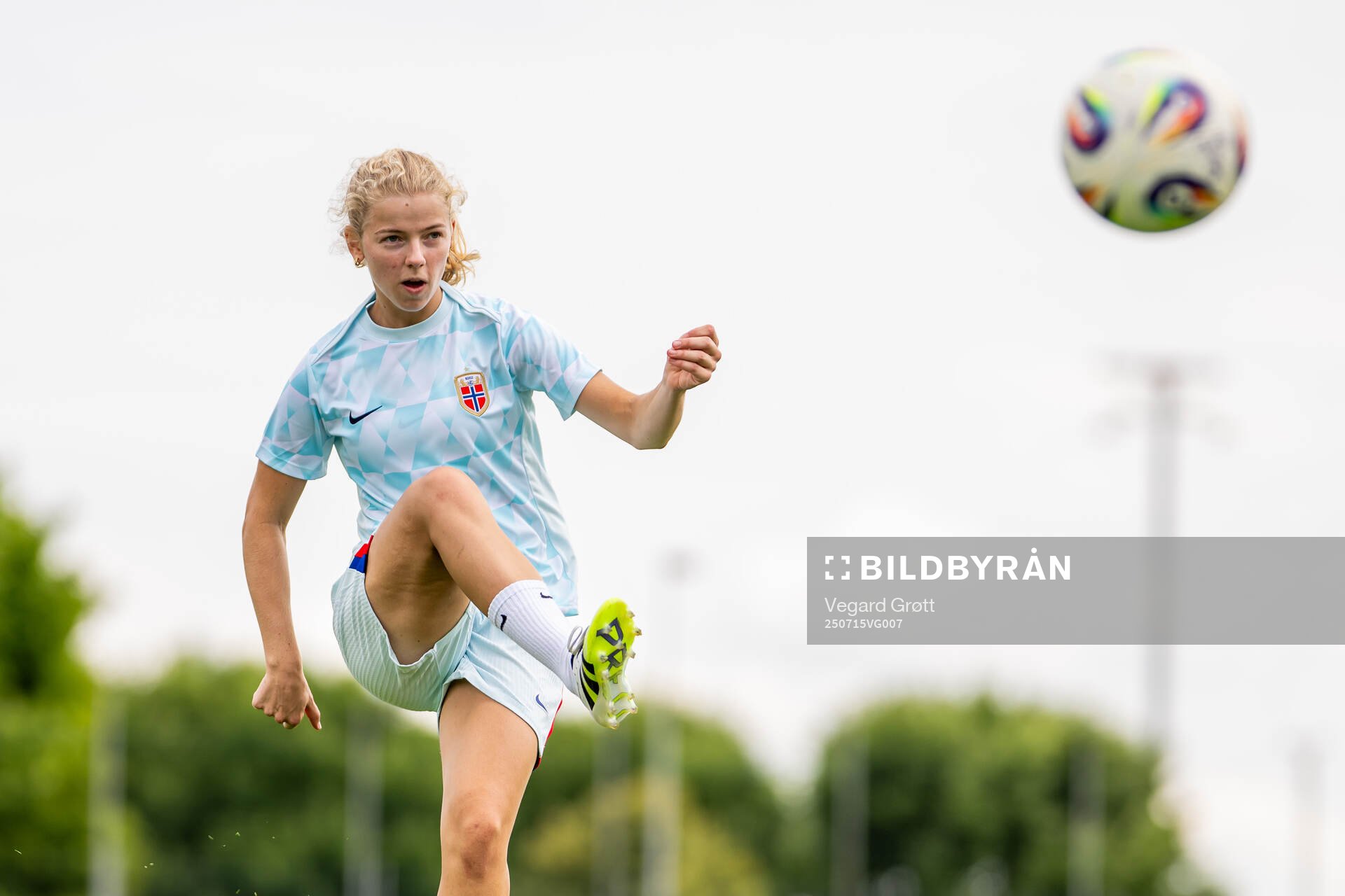 Justine Kielland of the Norwegian women's national football