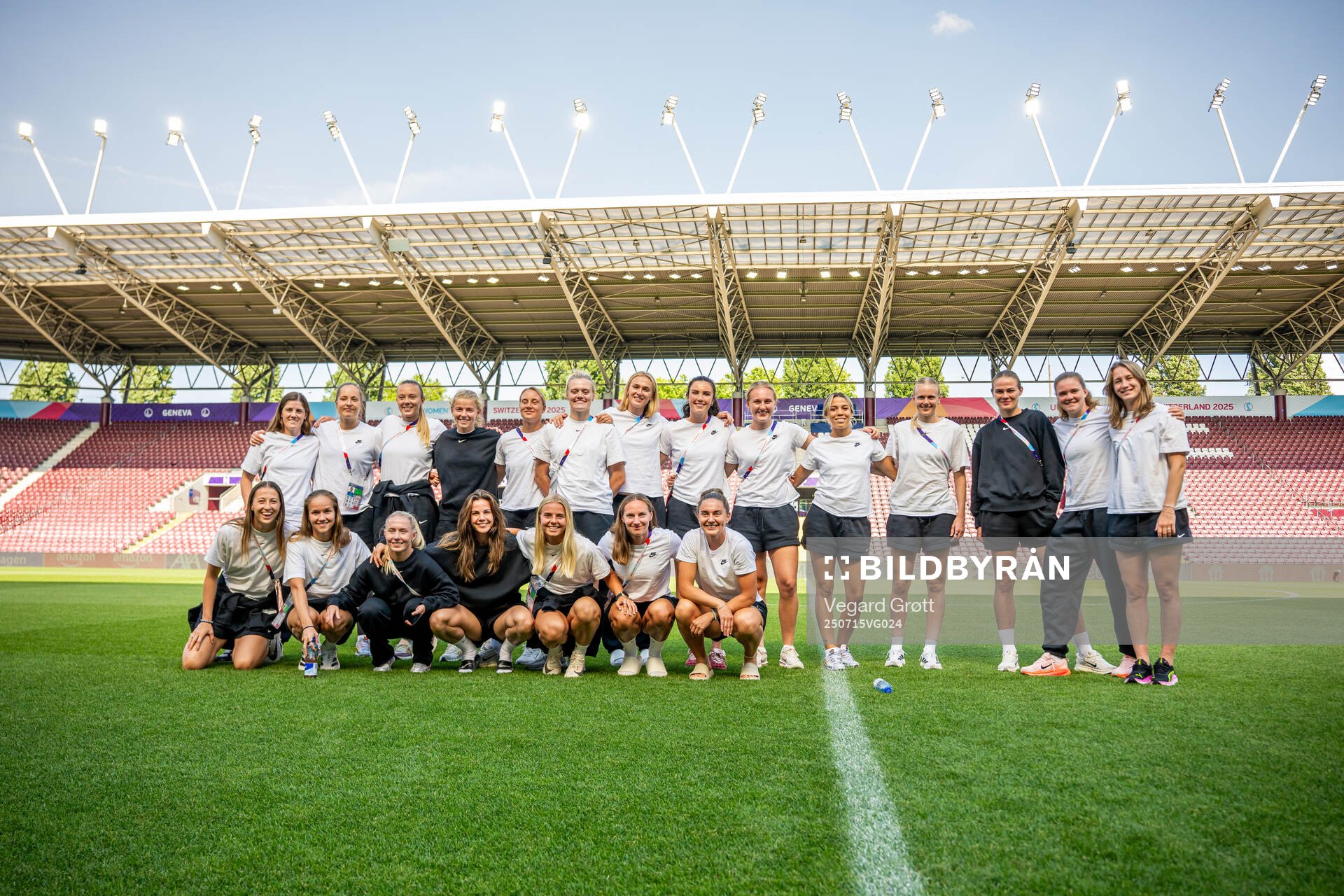 Players of the Norwegian women's national football team