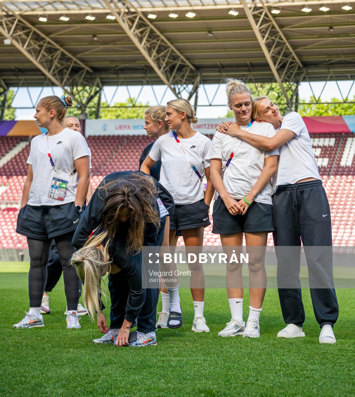 Tuva Hansen, Mathilde Harviken, goalkeeper Selma