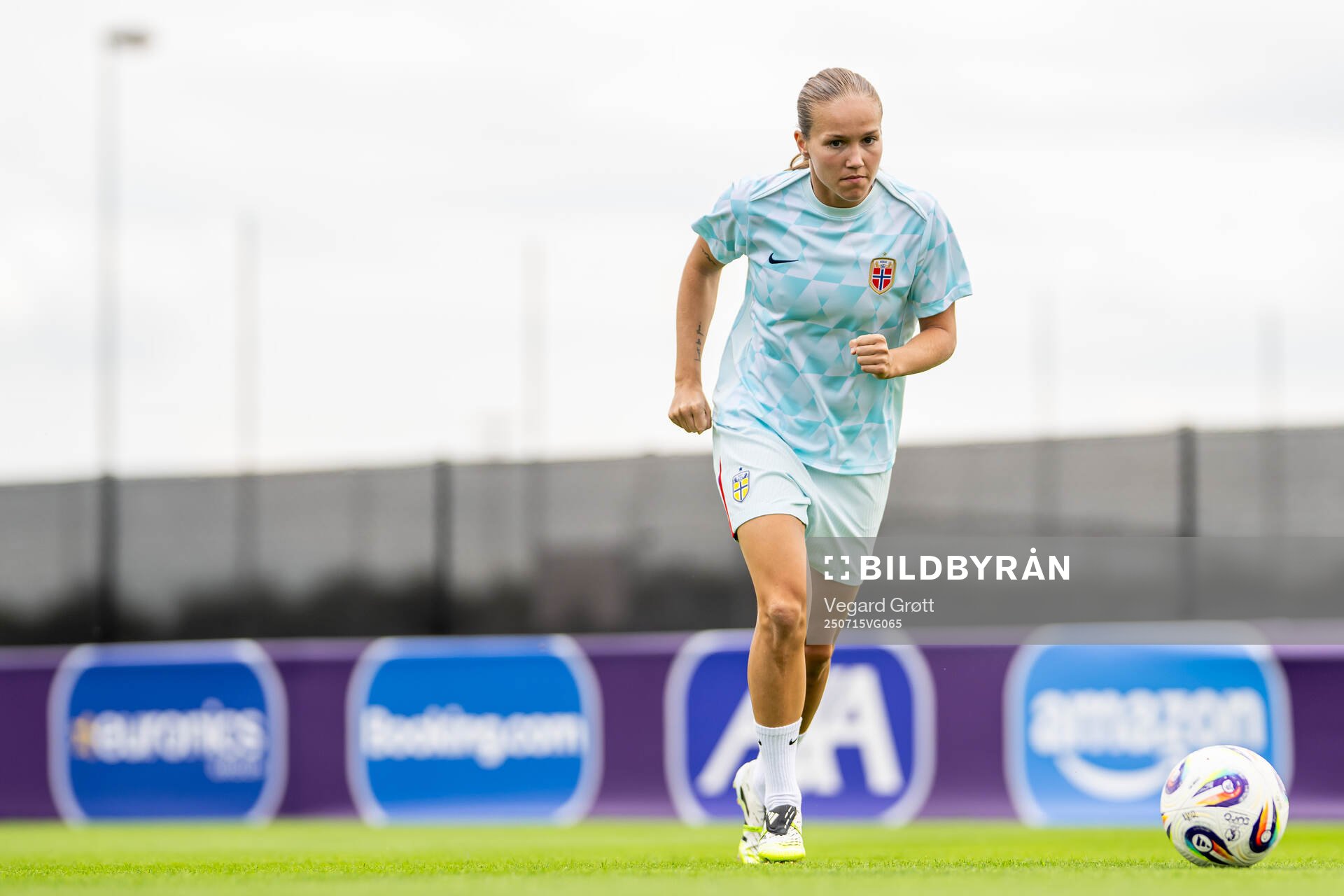 Guro Reiten of the Norwegian women's national football team