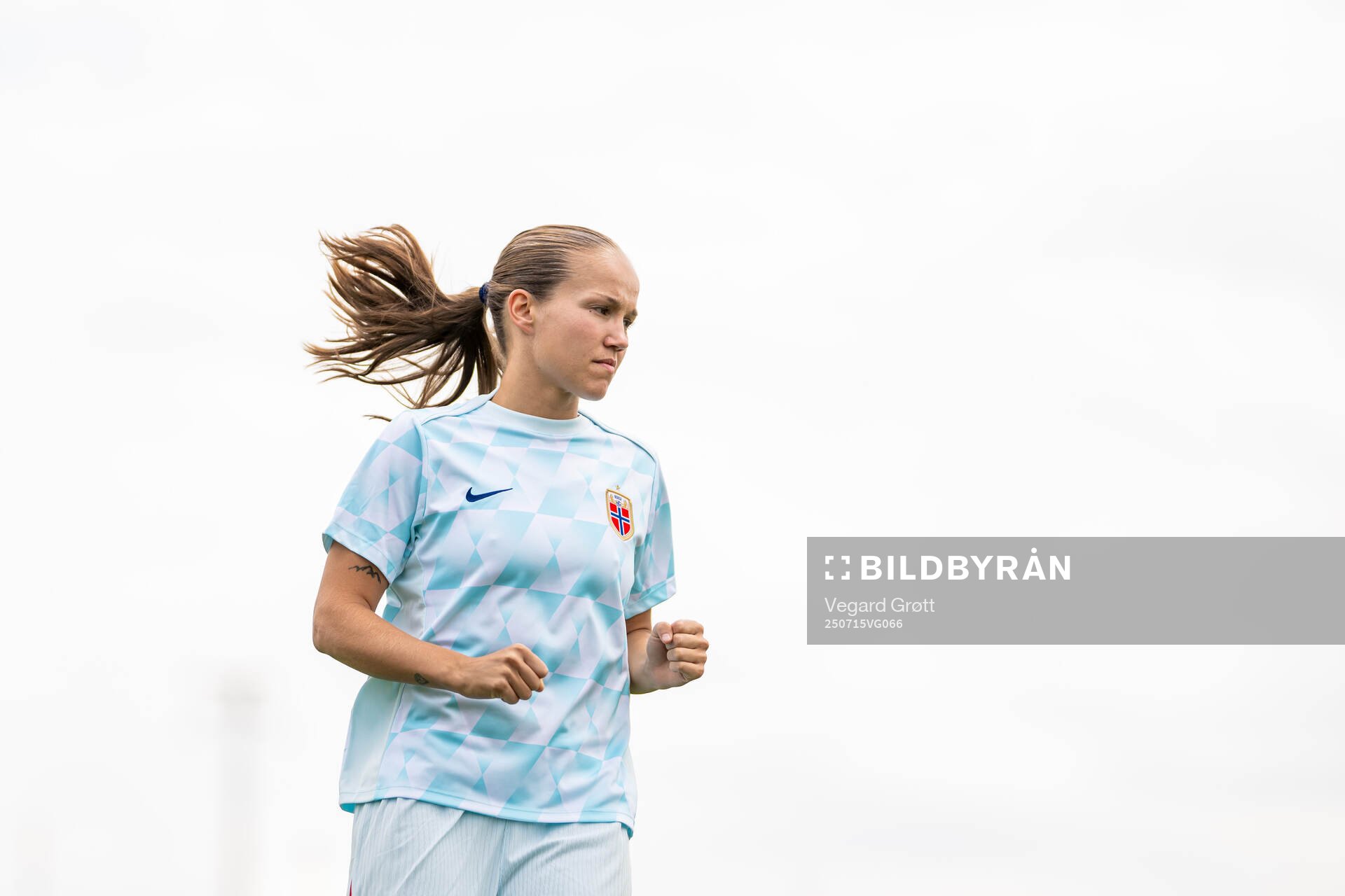 Guro Reiten of the Norwegian women's national football team