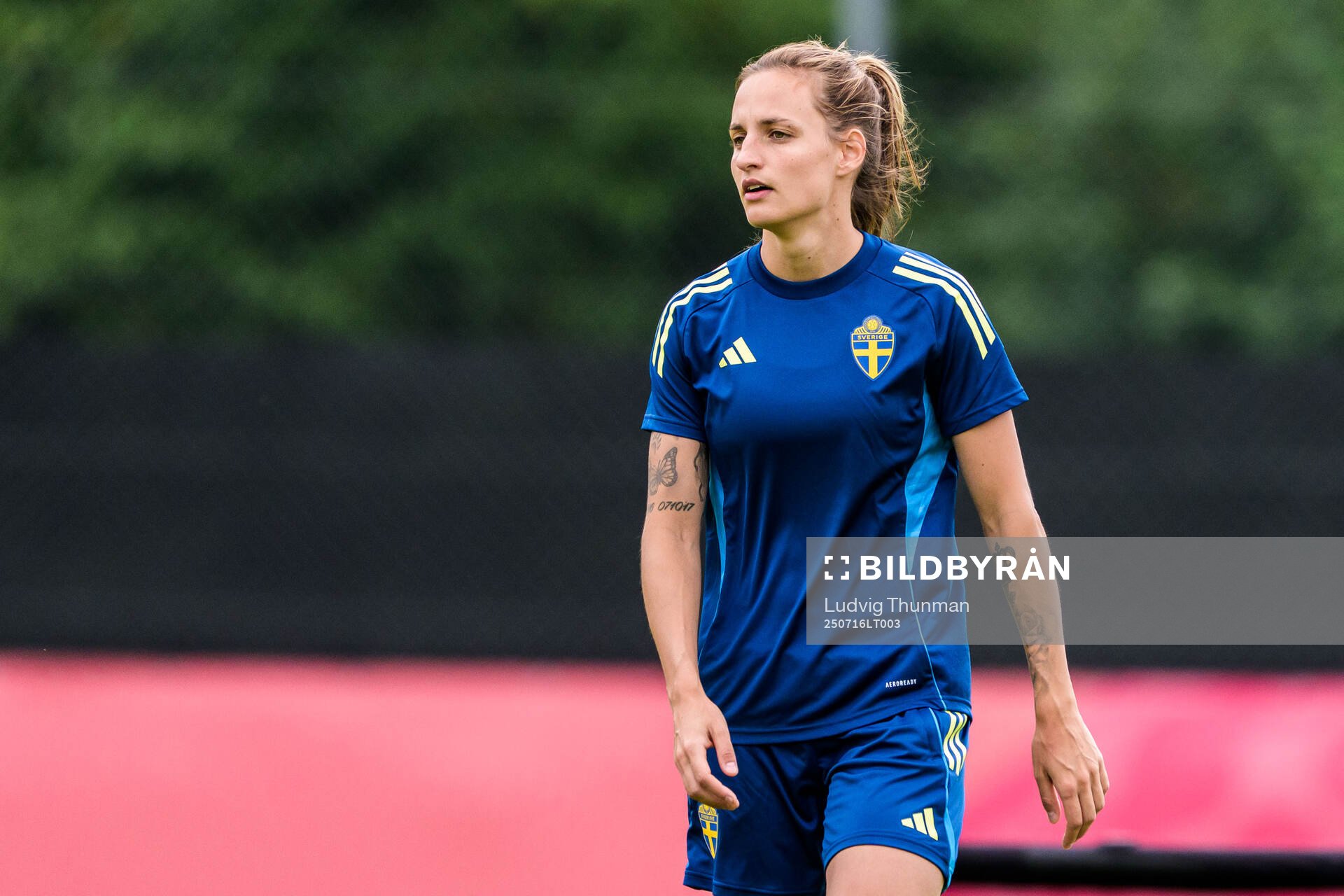 Nathalie Björn of the Swedish women's national football