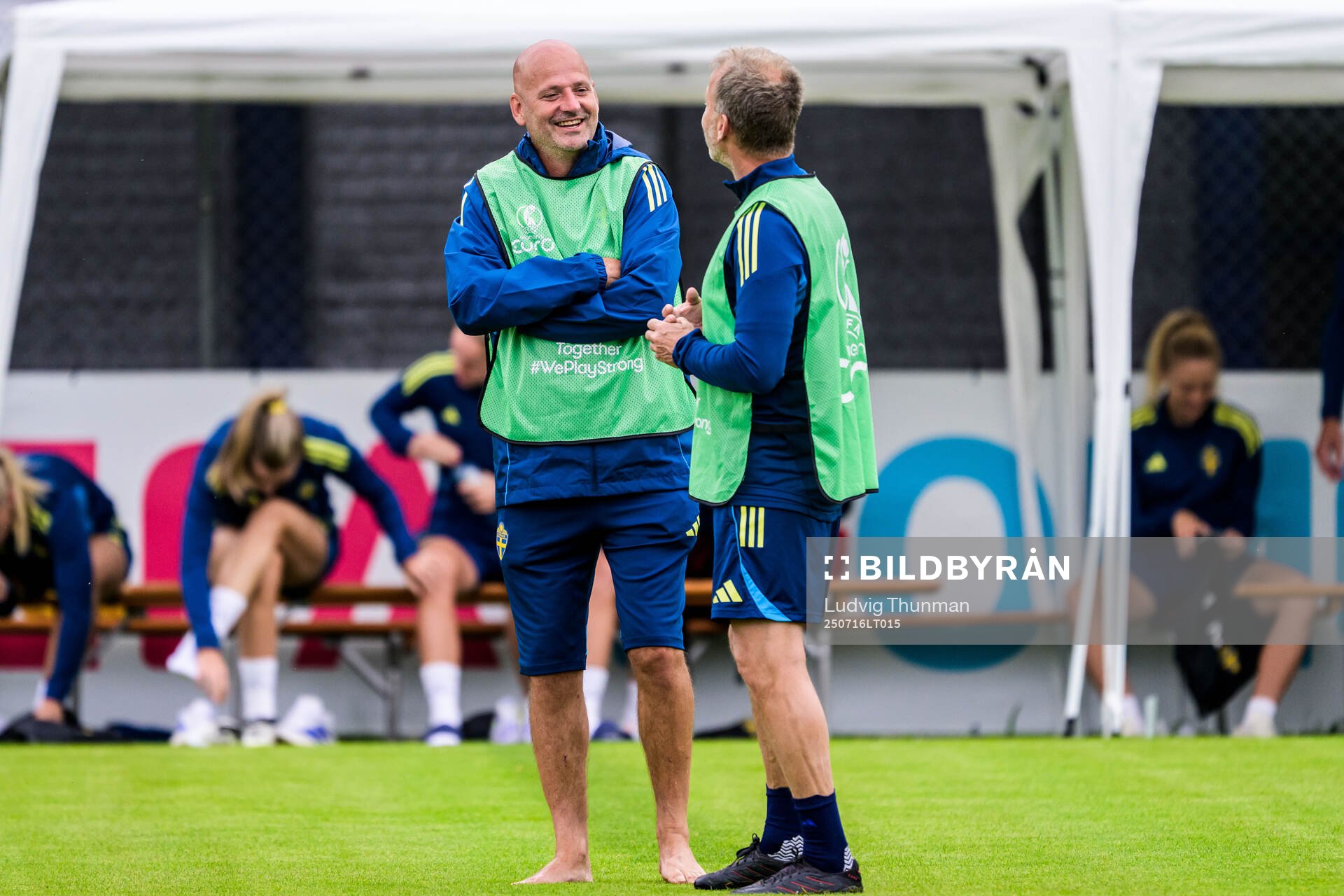 Assistant coach Magnus Wikman of the Swedish women's