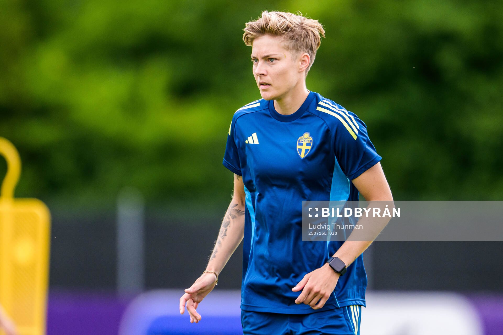 Lina Hurtig of the Swedish women's national football team