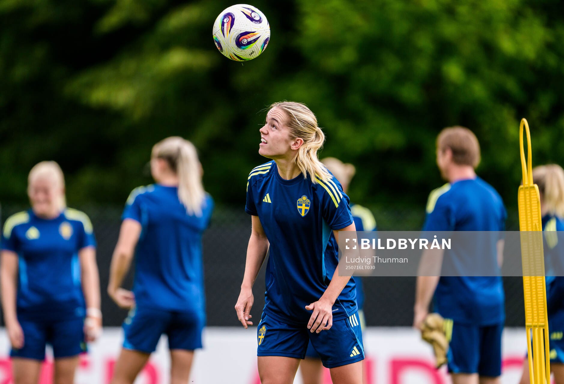 Hanna Lundkvist of the Swedish women's national football