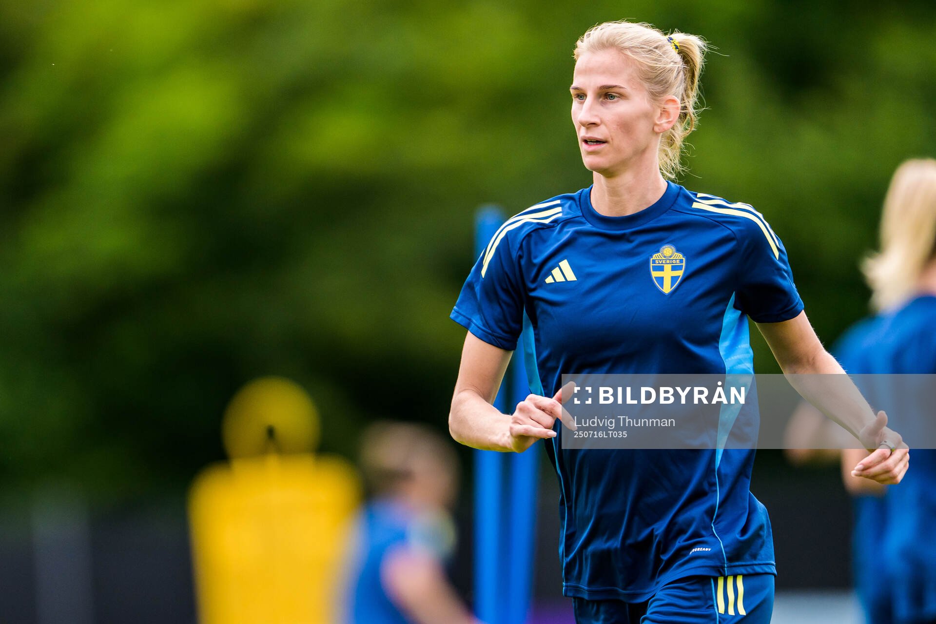 Sofia Jakobsson of the Swedish women's national football