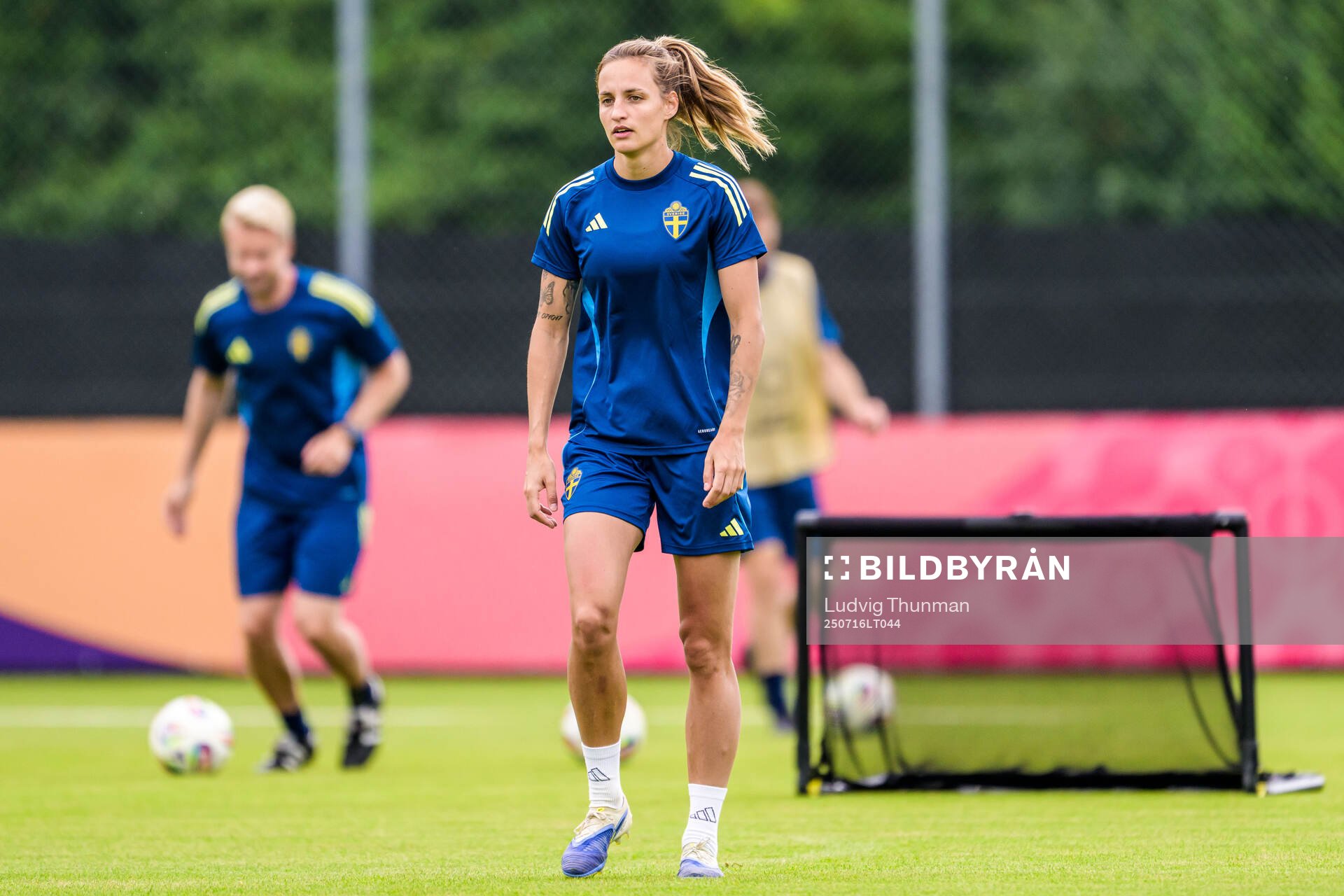 Nathalie Björn of the Swedish women's national football