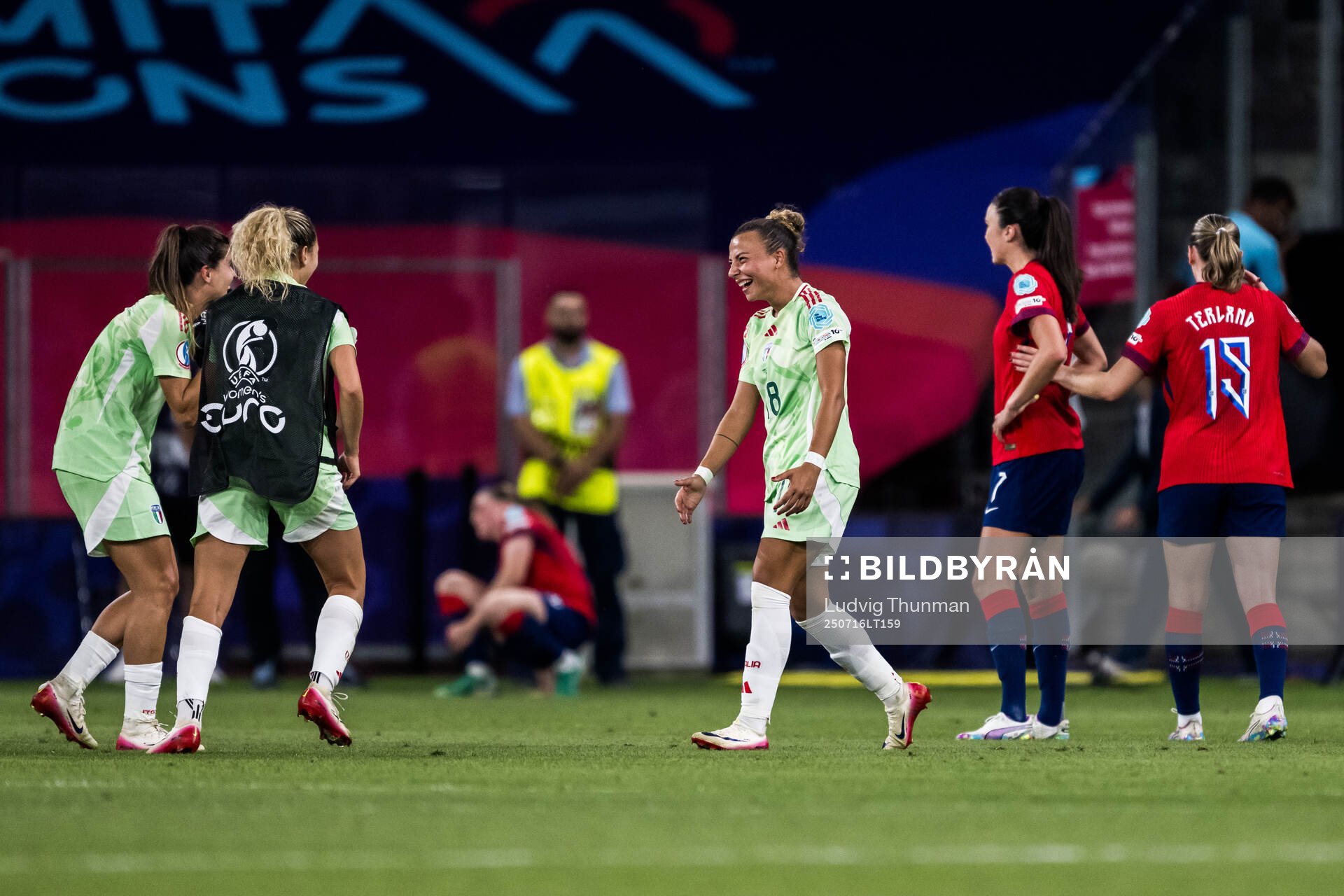 Emma Severini of Italy celebrates