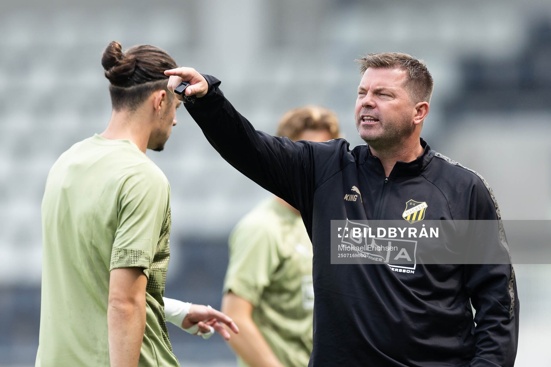 Head coach Jens Gustafsson of Häcken