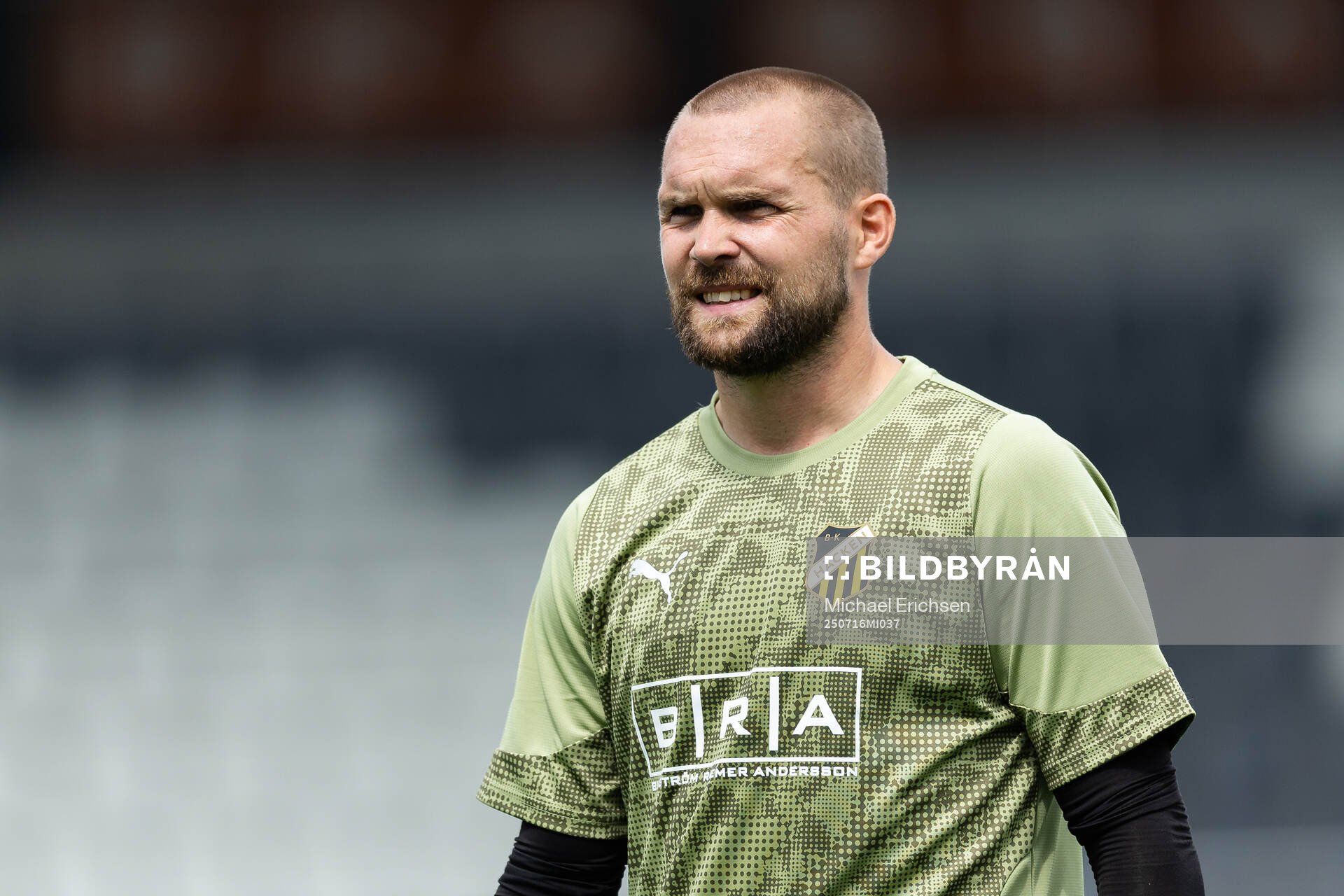 Goalkeeper Oscar Jansson of Häcken