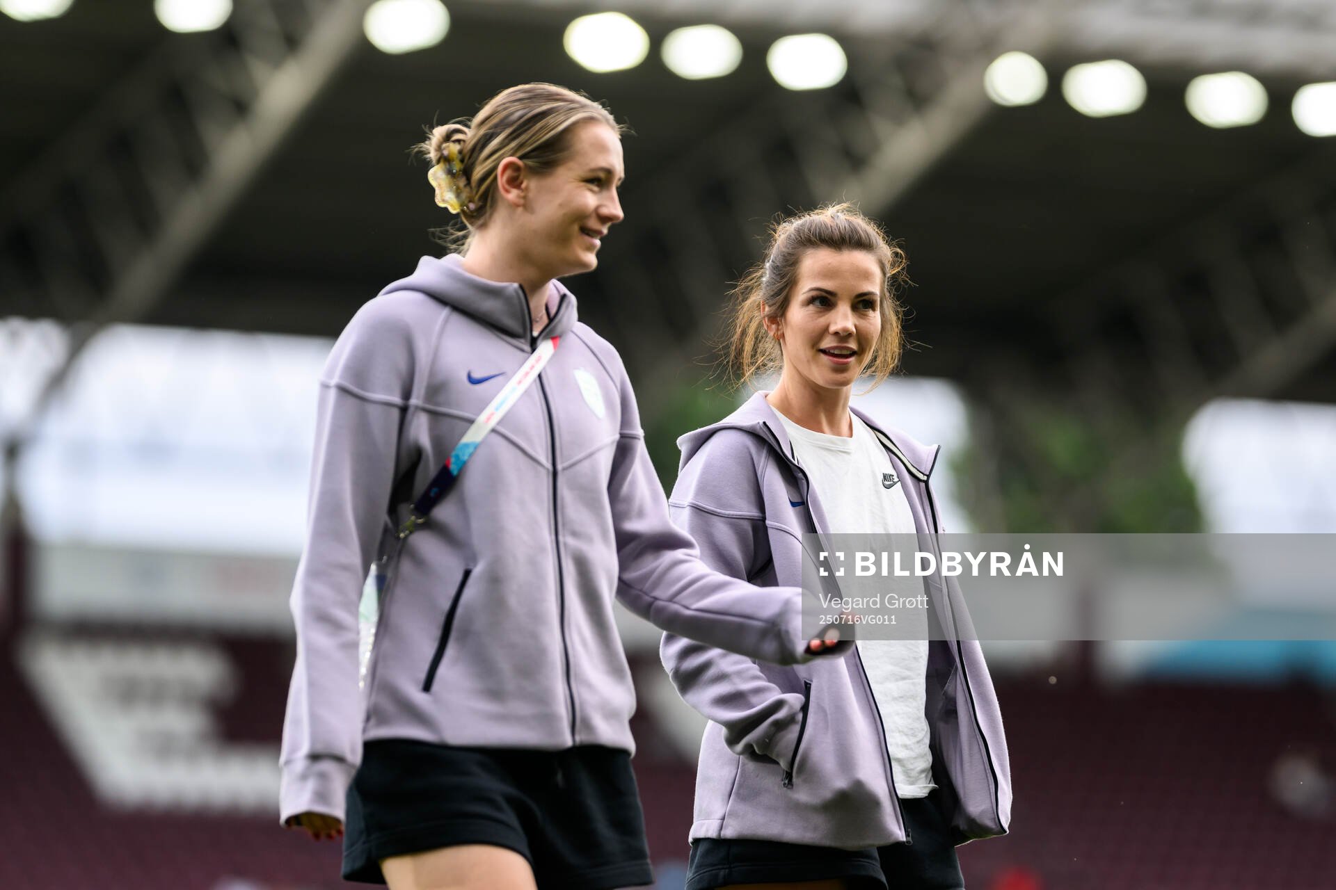 Elisabeth Terland and Tuva Hansen of Norway