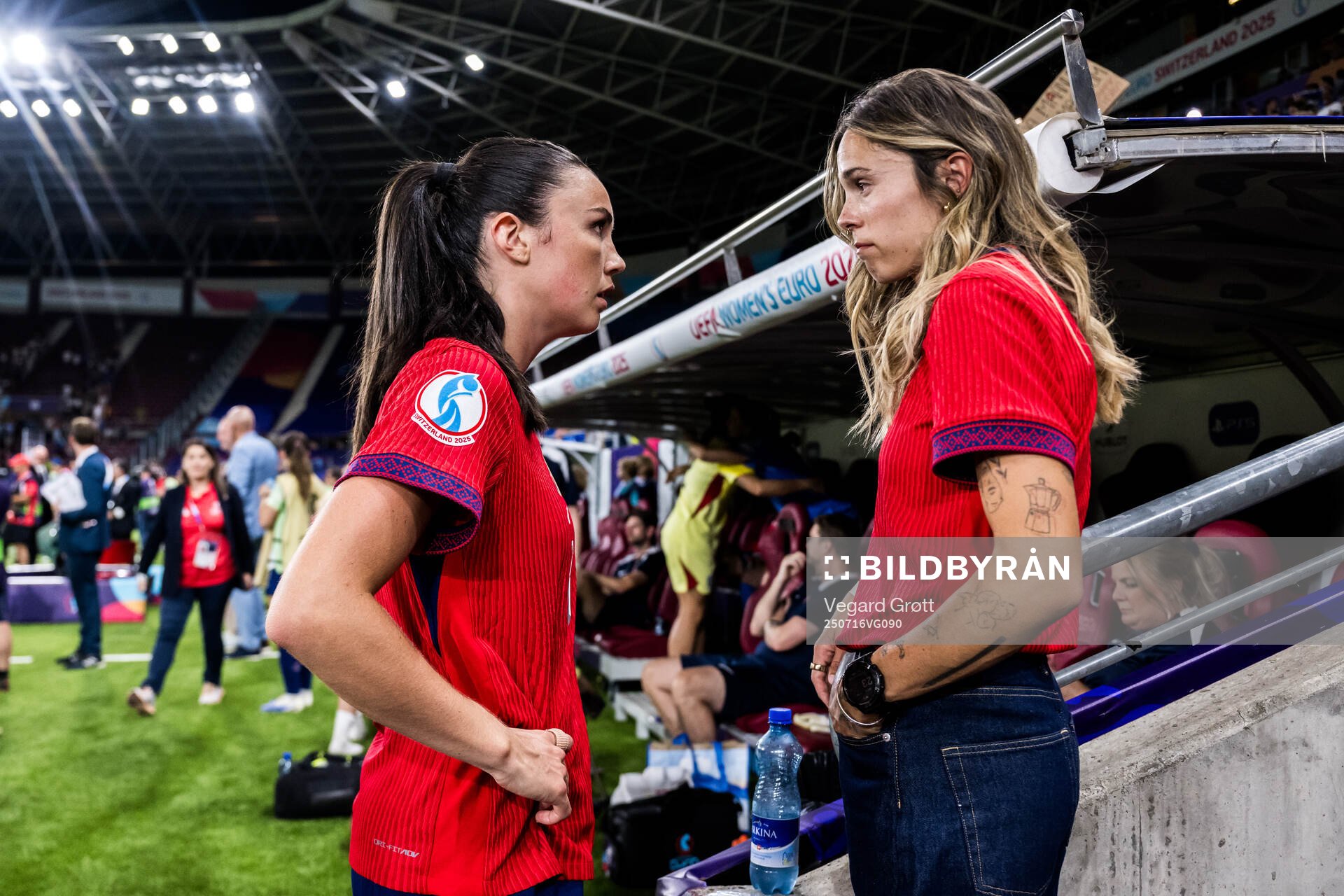 Ingrid Syrstad Engen of Norway and her girlfriend Maria