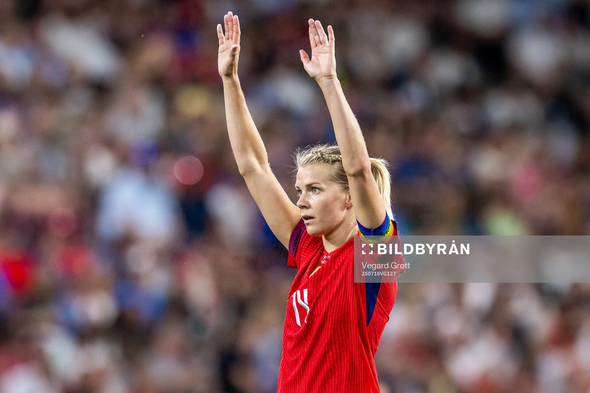 Ada Hegerberg of Norway celebrates