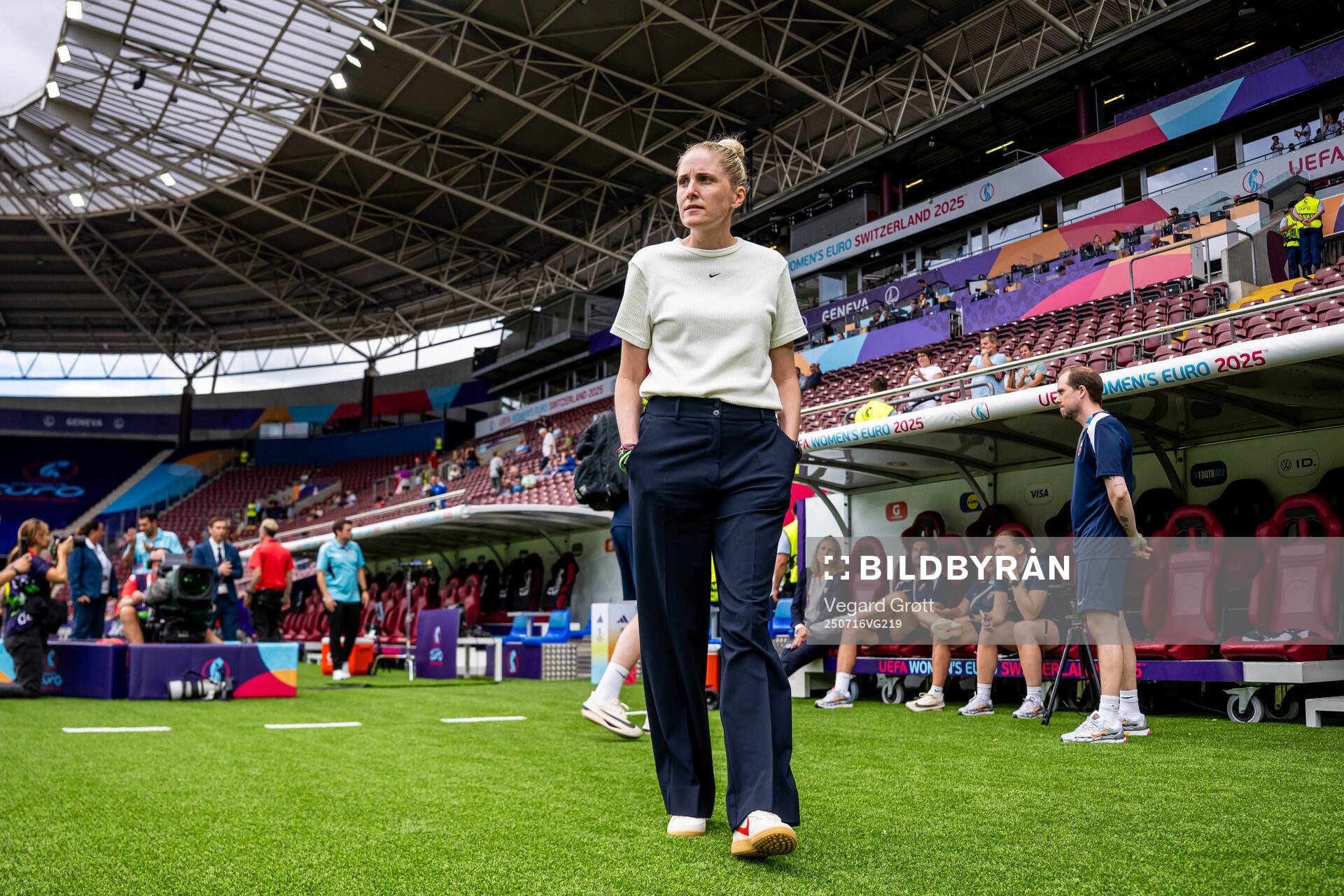 Head coach Gemma Grainger of Norway