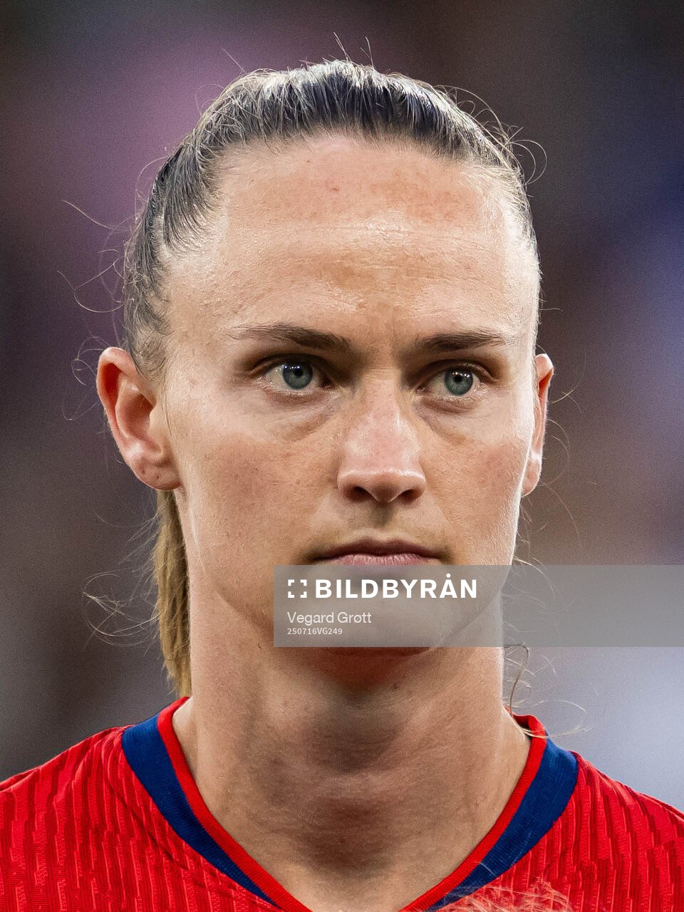 Caroline Graham Hansen of Norway line up
