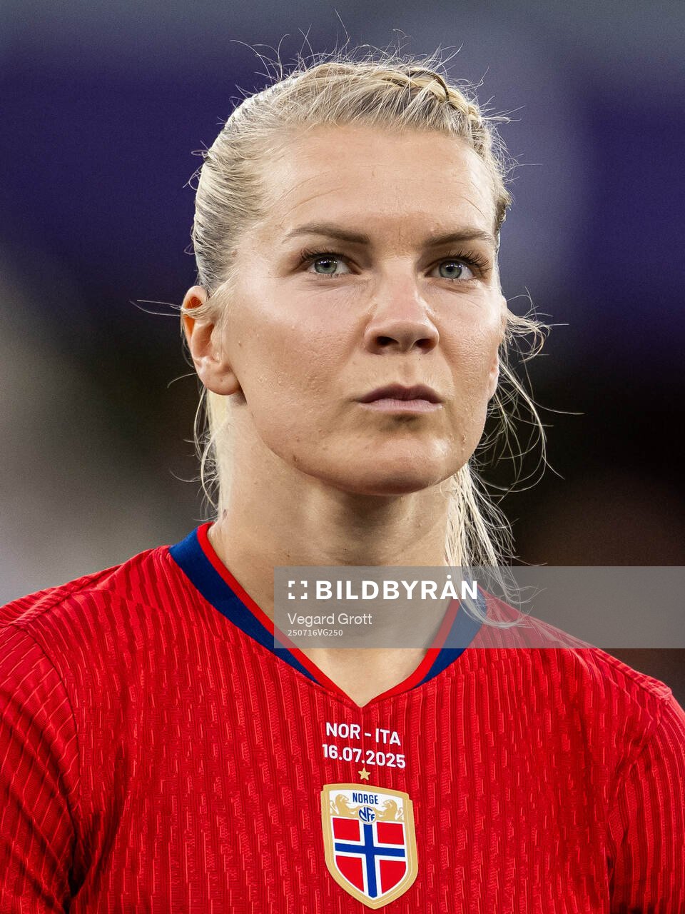Ada Hegerberg of Norway line up